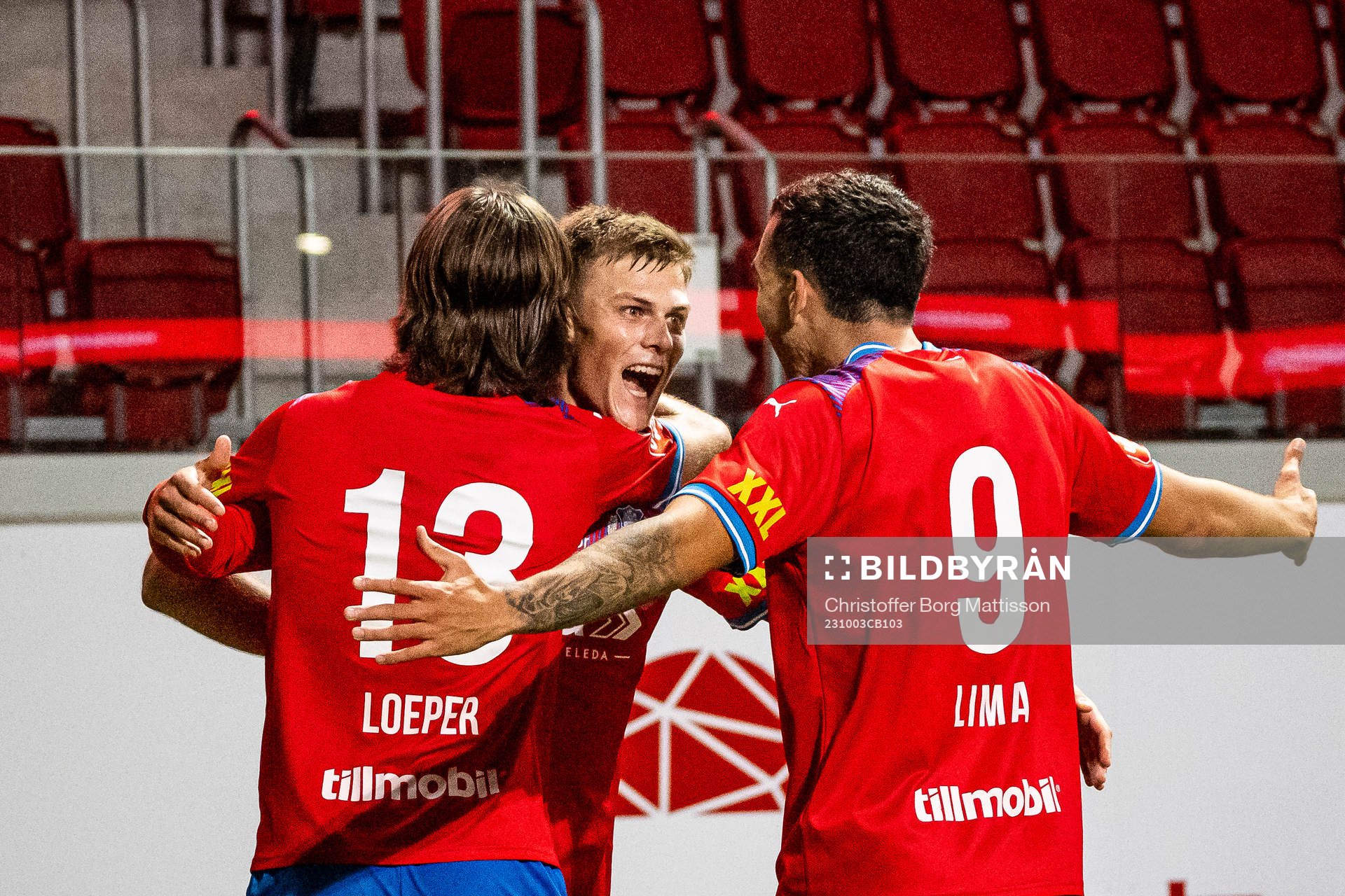 Helsingborgs Erik Ring jublar