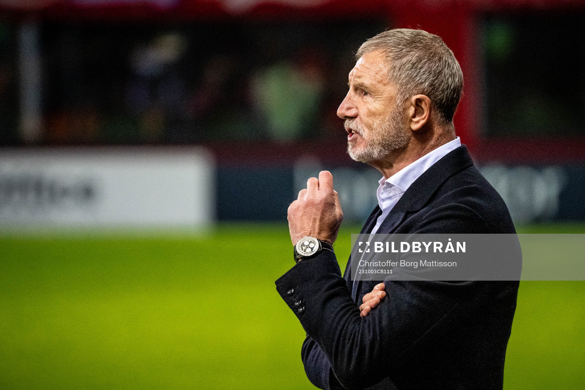 Helsingborgs tränare Stuart Baxter