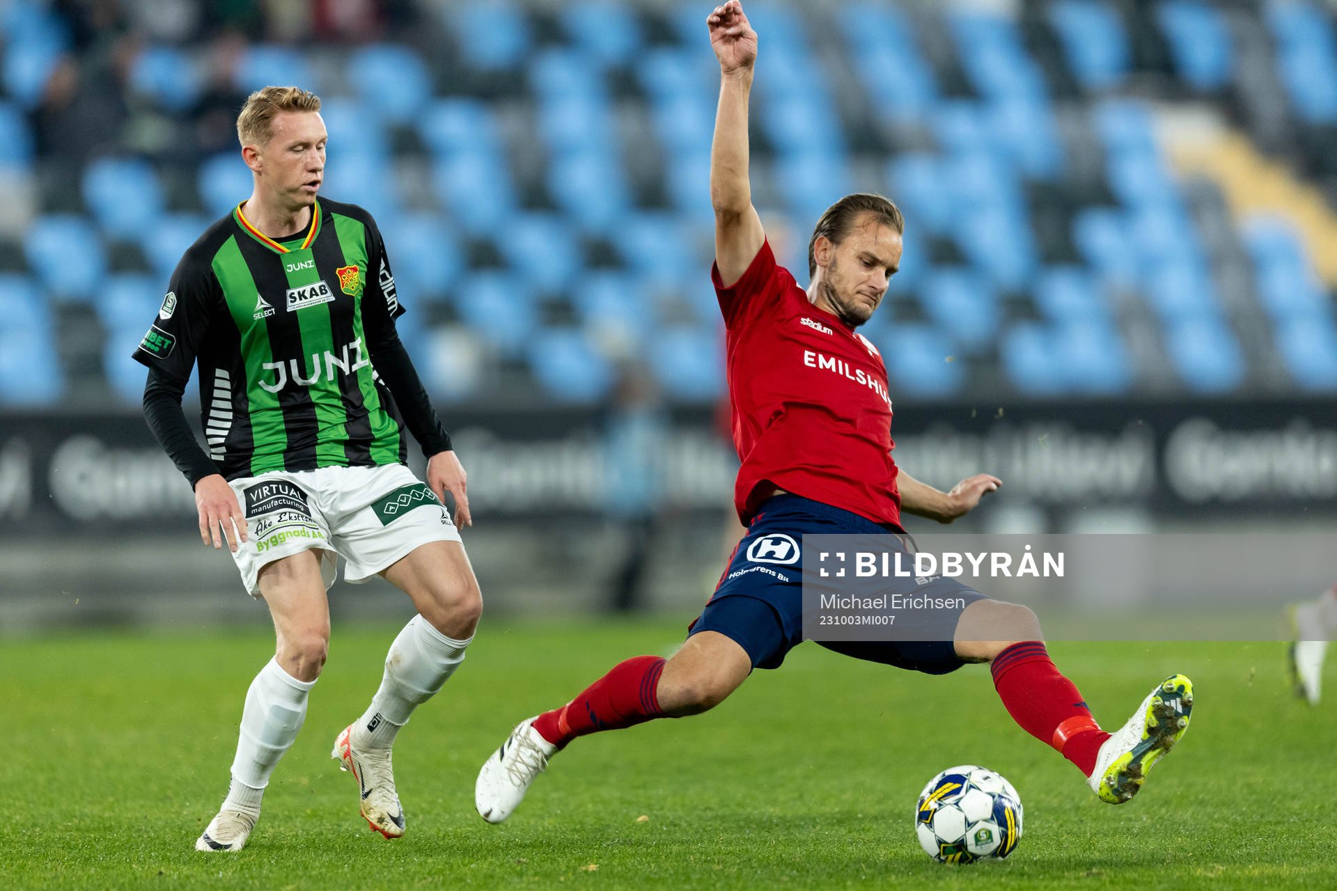 GAISs Julius Lindberg och Östers Månz Berg