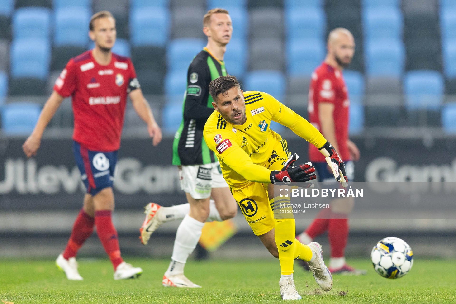 Östers målvakt Miloje Prekovic