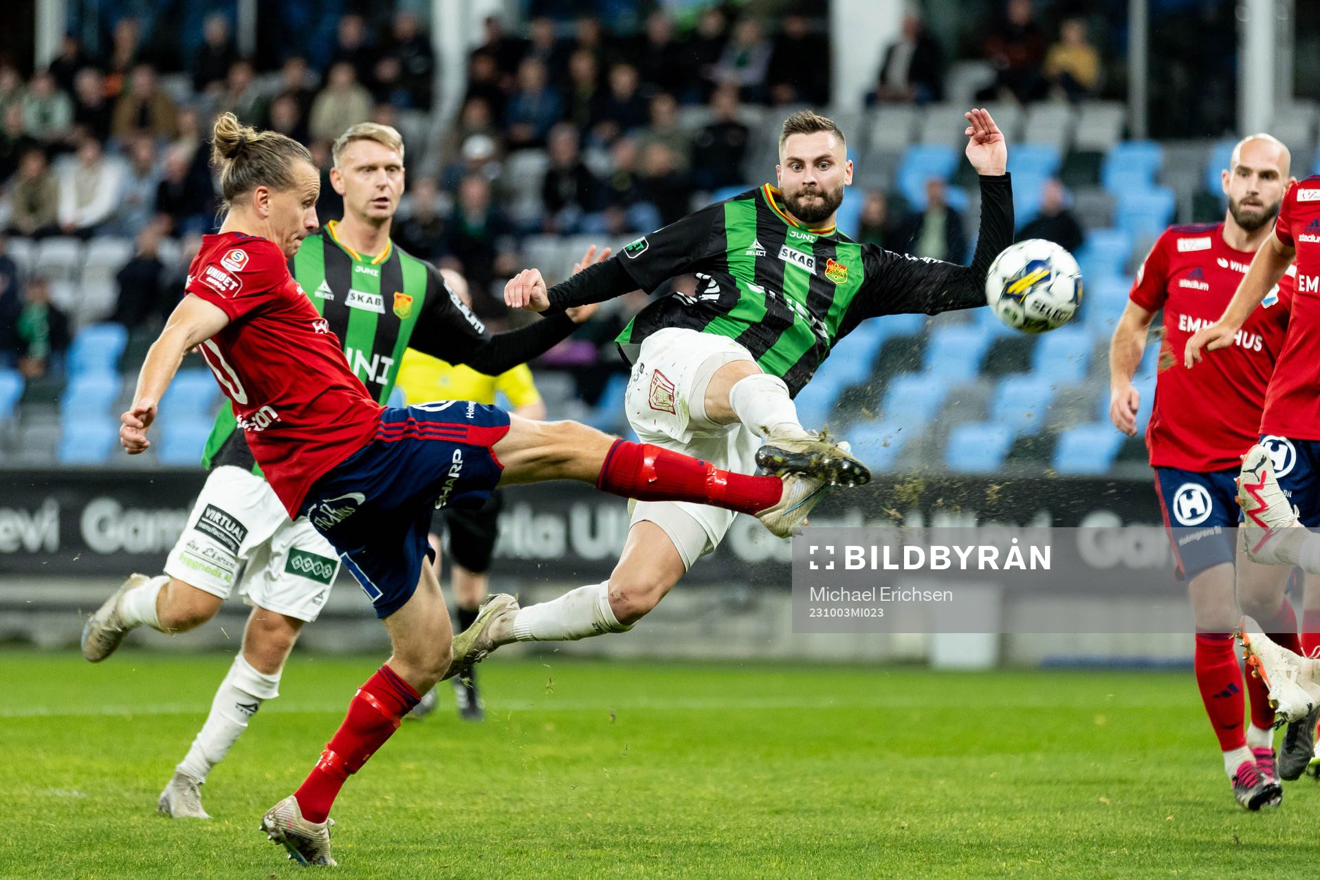 GAIS Axel Norén och Östers Jesper Jonasson Westermark