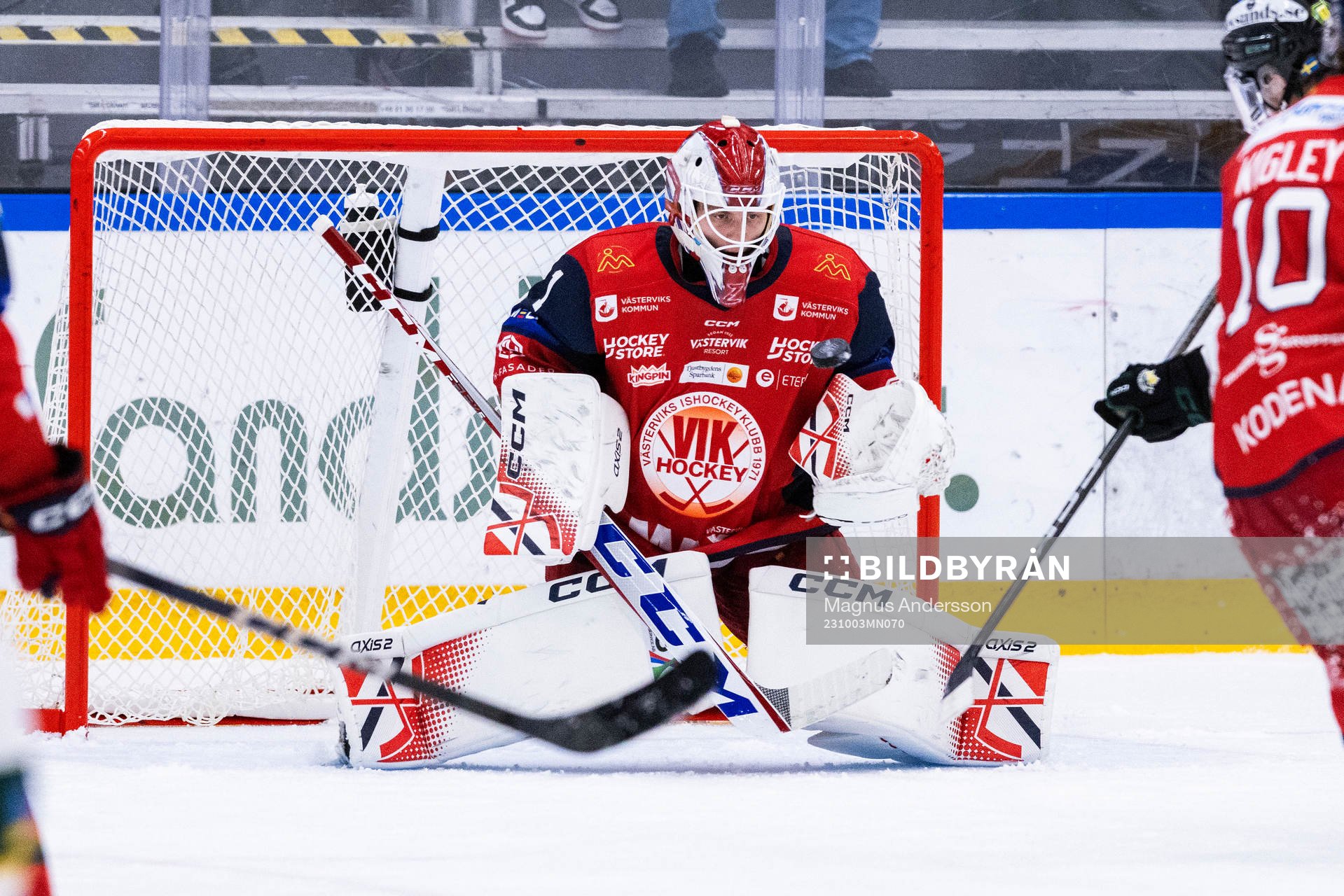 Västerviks målvakt Emil Zetterquist