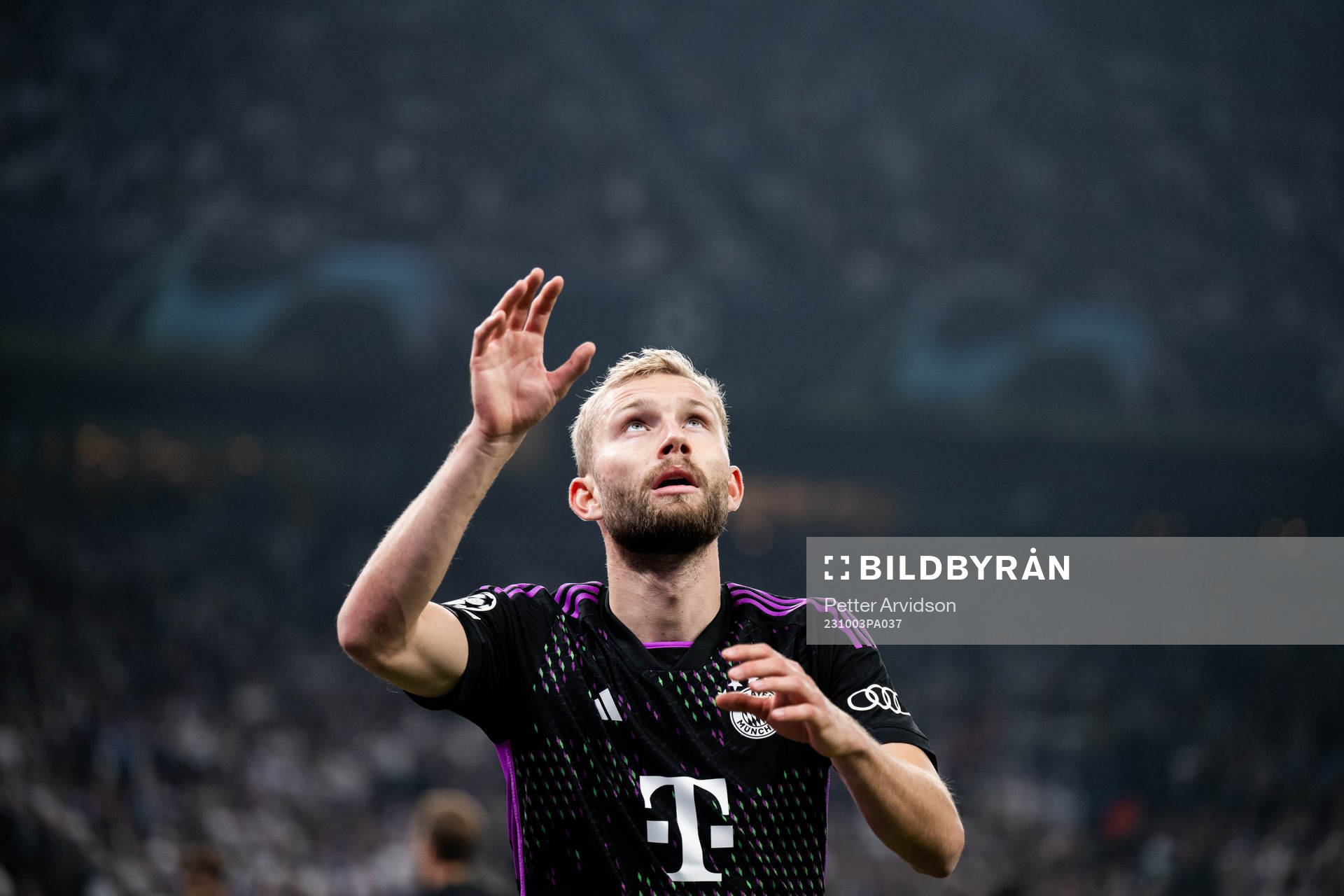 Konrad Laimer of Bayern Munich