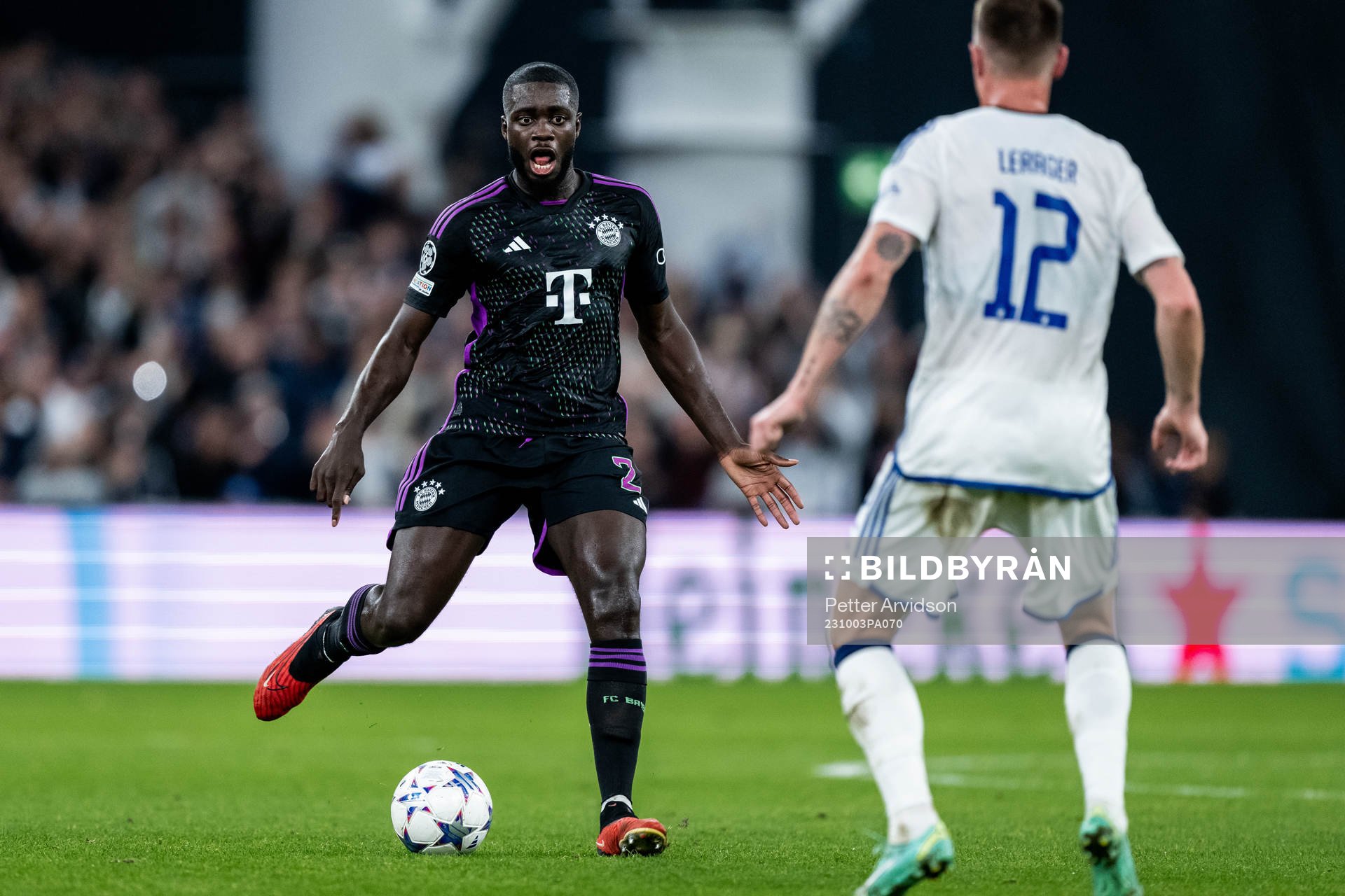 Dayot Upamecano of Bayern Munich