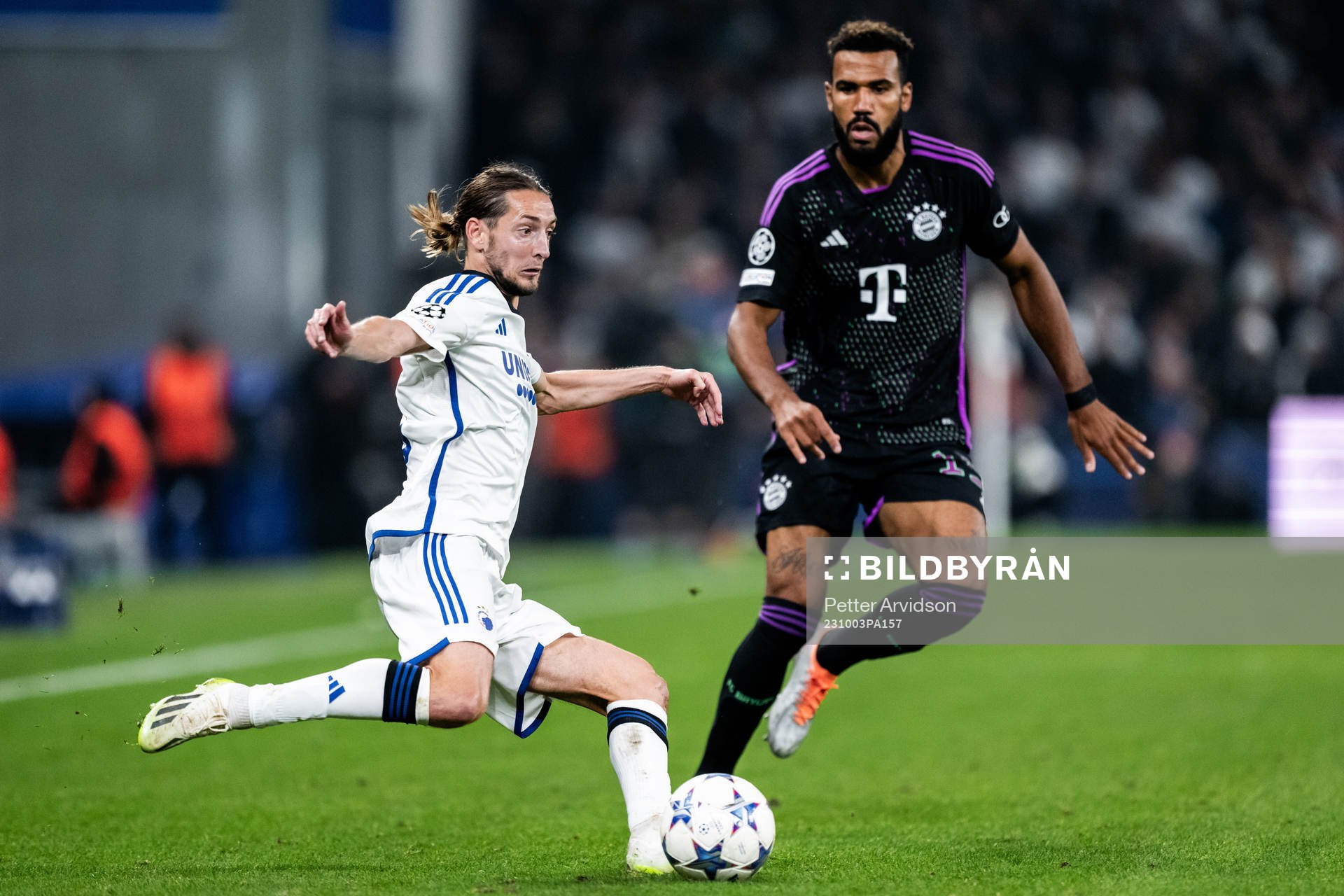 Rasmus Falk of Copenhagen and Eric Maxim Choupo-Moting of
