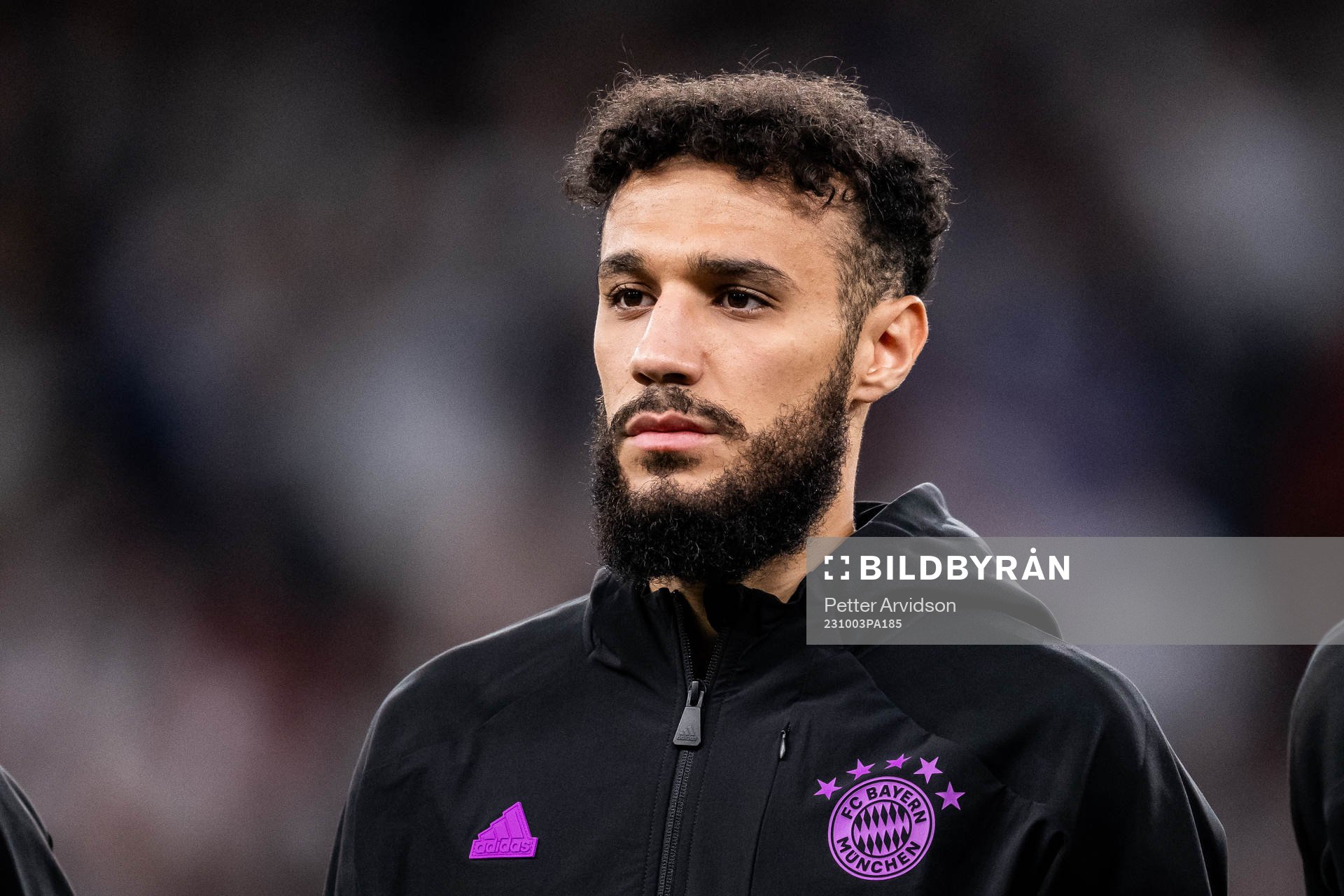 Noussair Mazraoui of Bayern Munich