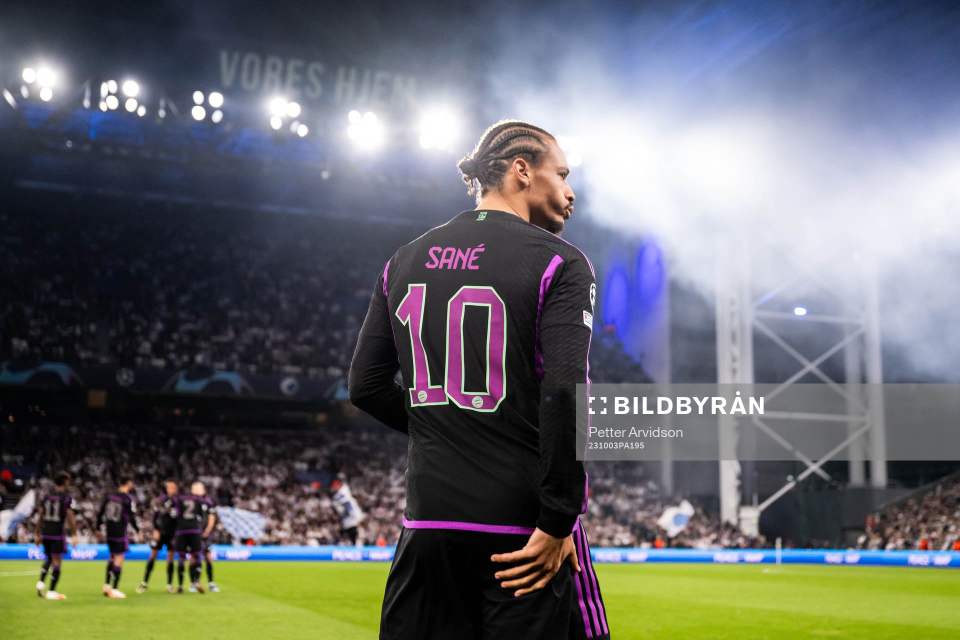 Leroy Sané of Bayern Munich