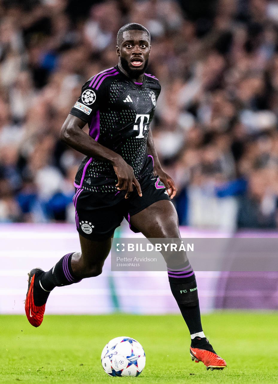 Dayot Upamecano of Bayern Munich