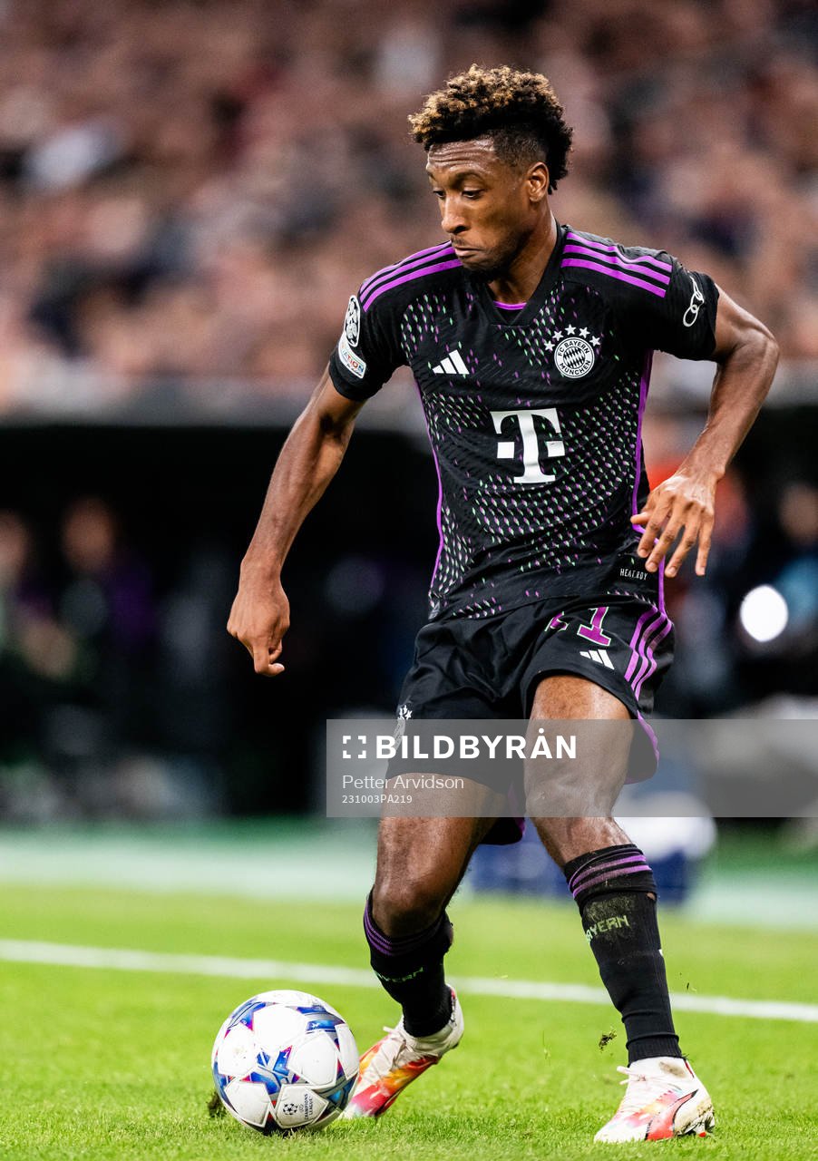 Kingsley Coman of Bayern Munich