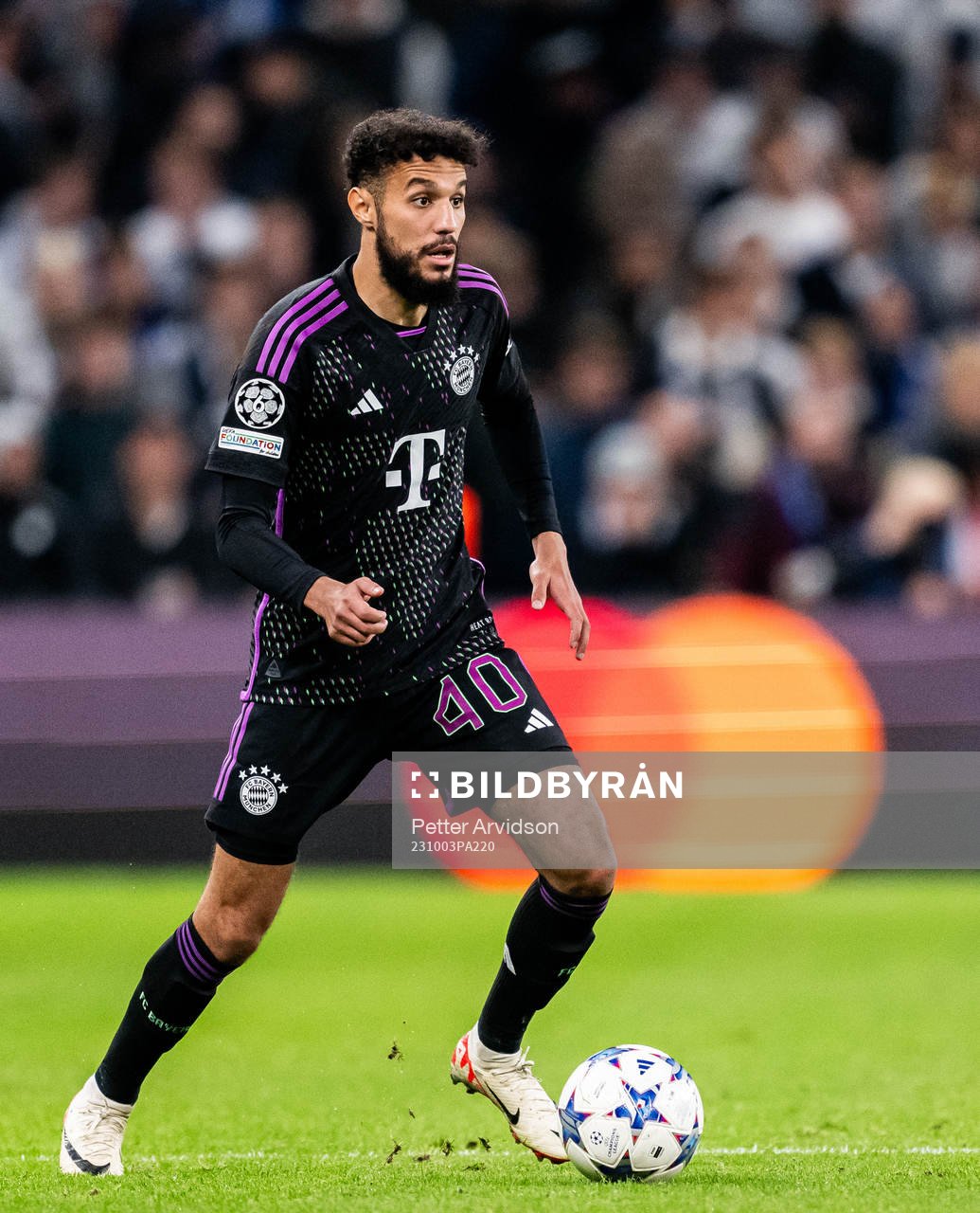 Noussair Mazraoui of Bayern Munich