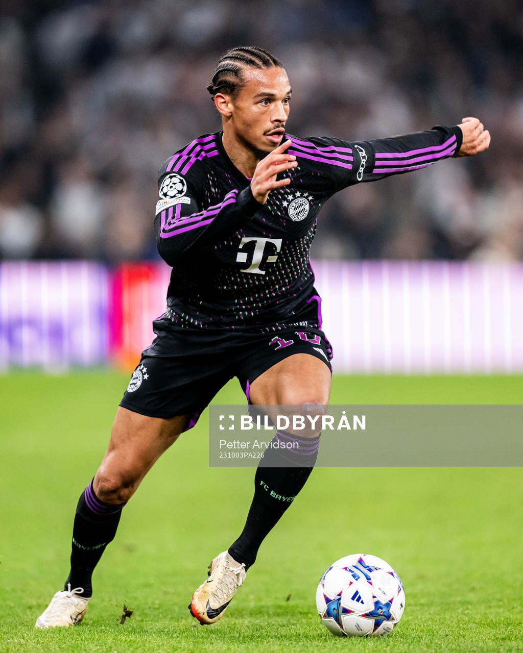 Leroy Sané of Bayern Munich