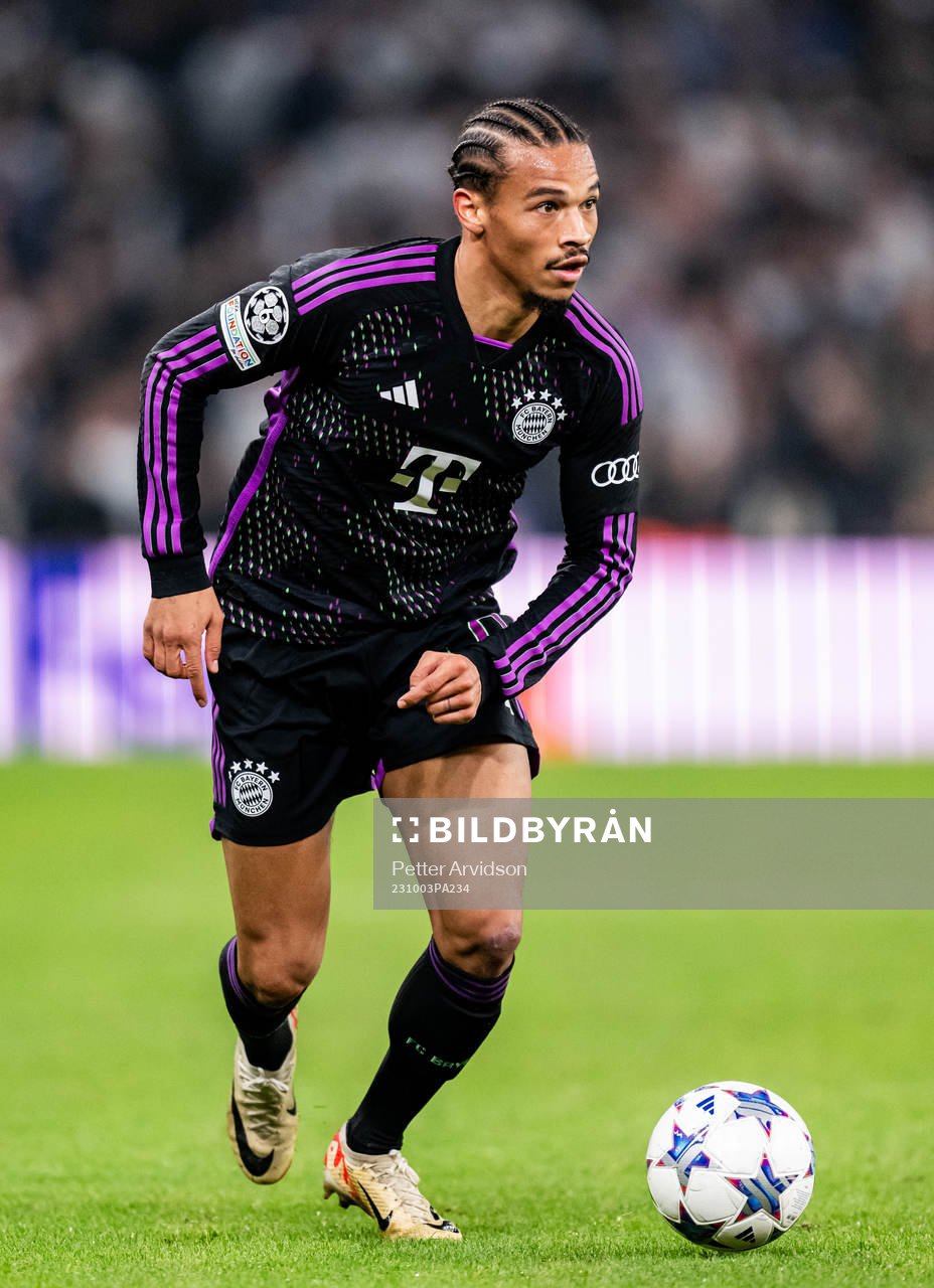 Leroy Sané of Bayern Munich