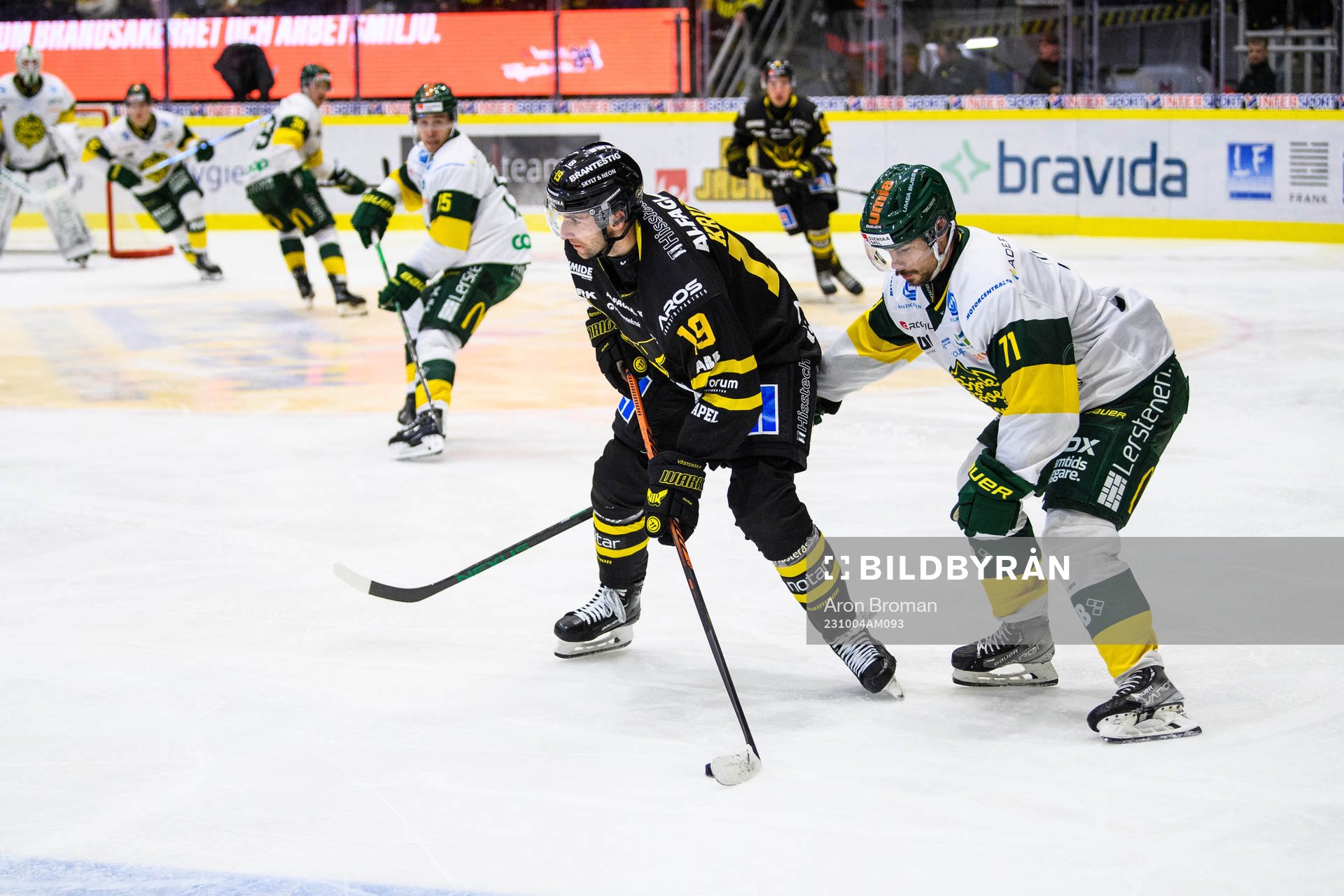 Västerås Amil Krupic och Björklövens Gustav Possler