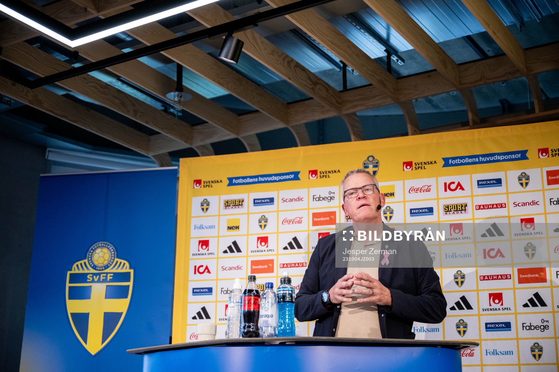 Janne Andersson, head coach of Sweden