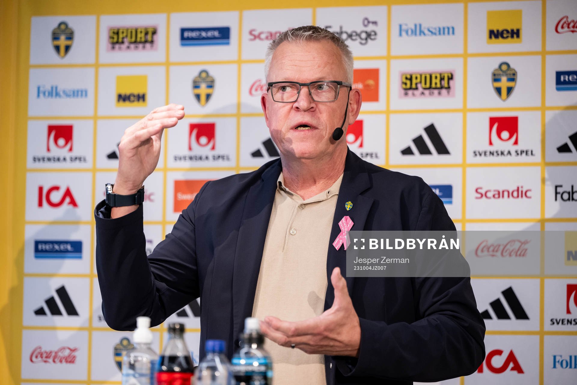 Janne Andersson, head coach of Sweden
