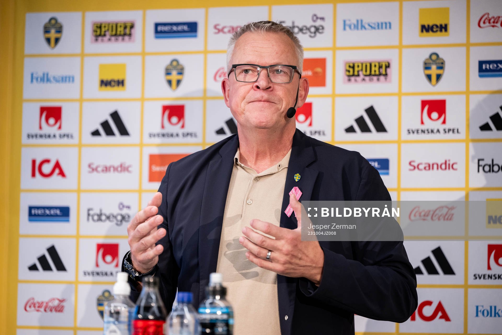 Janne Andersson, head coach of Sweden