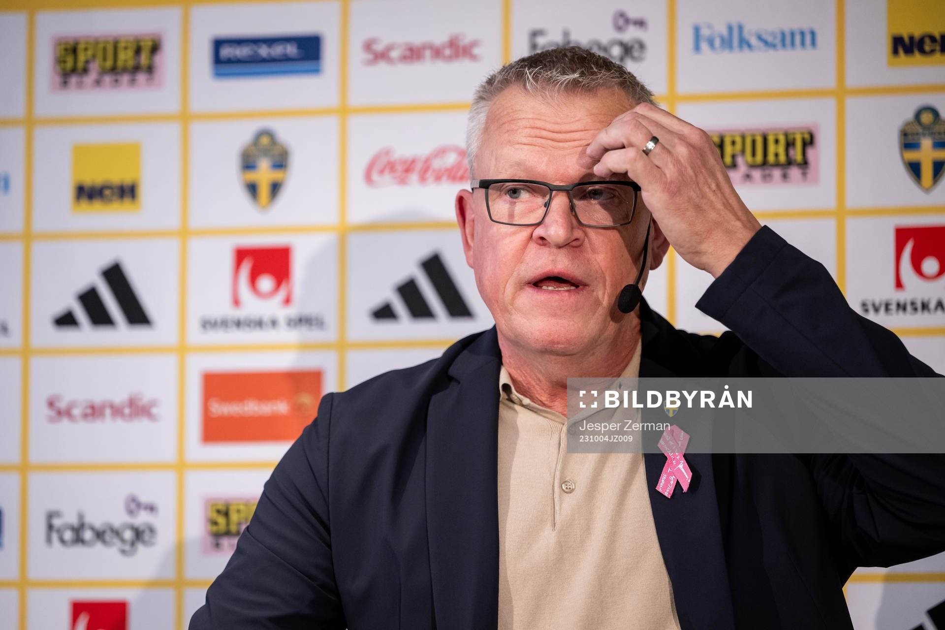 Janne Andersson, head coach of Sweden