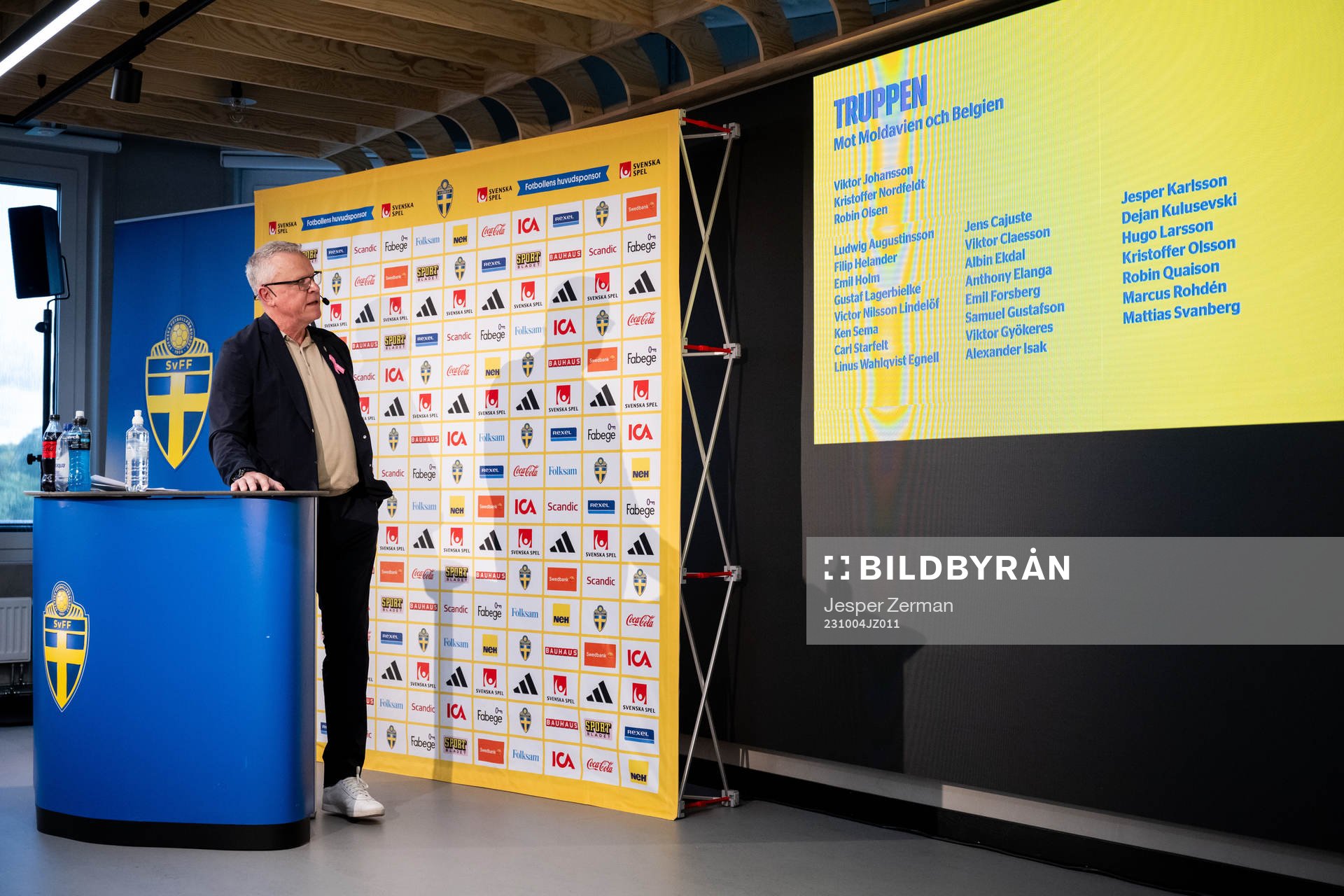 Janne Andersson, head coach of Sweden