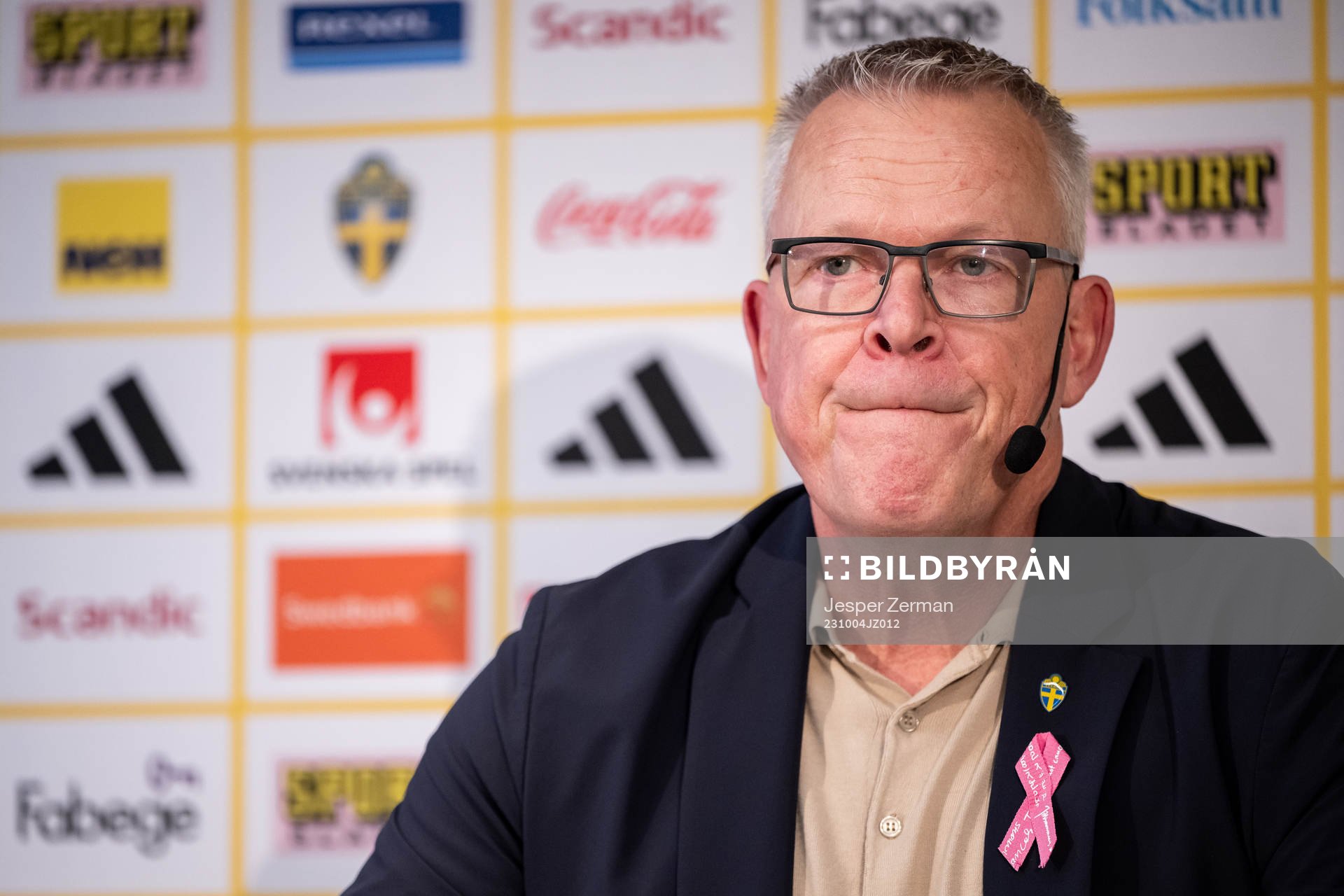 Janne Andersson, head coach of Sweden