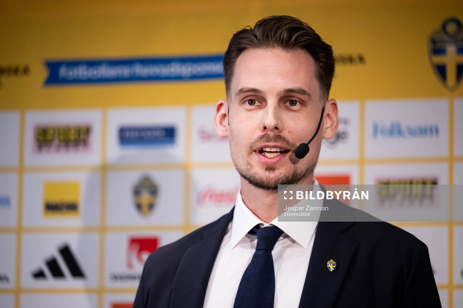 Daniel Bäckström, head coach of Sweden Under-21
