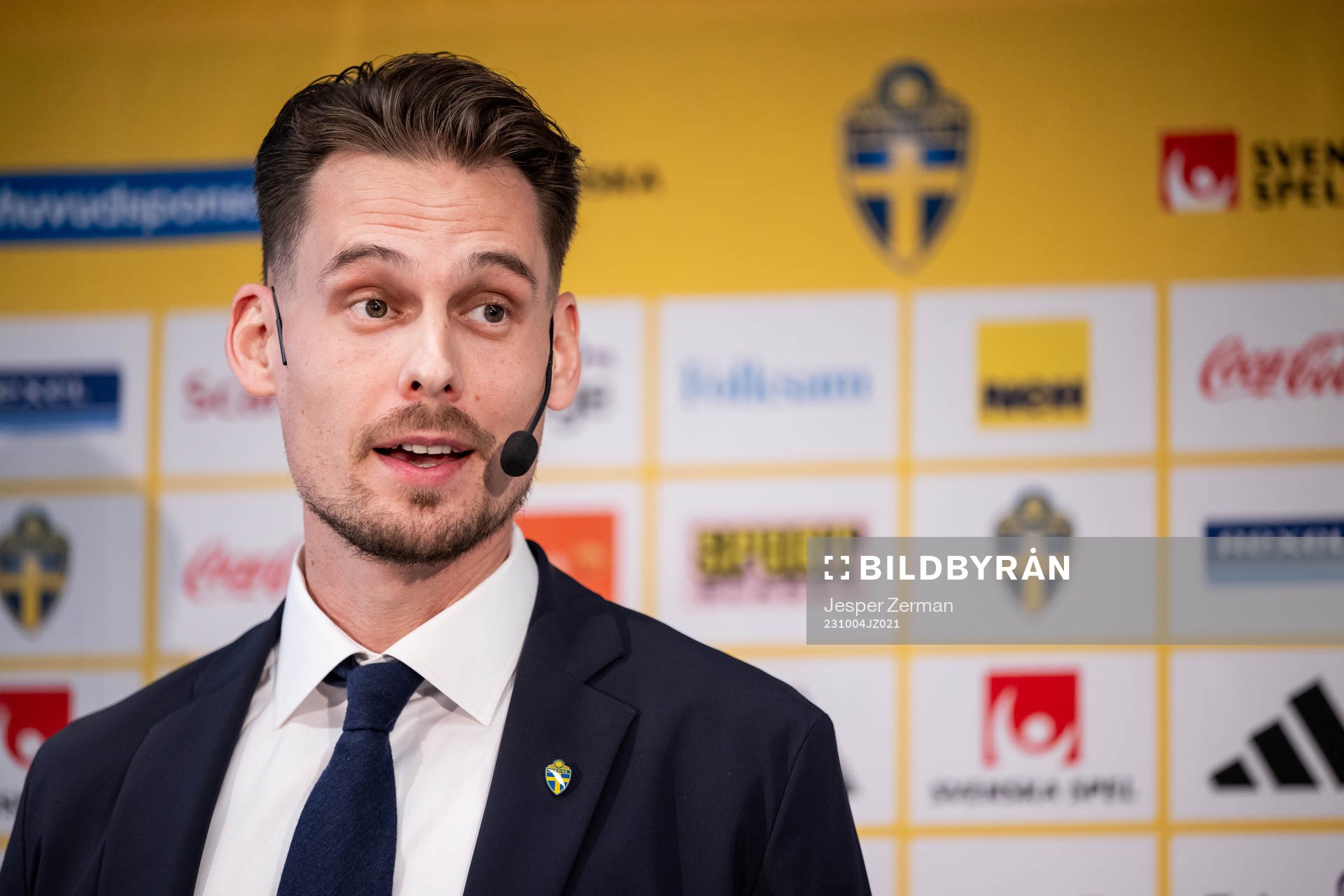 Daniel Bäckström, head coach of Sweden Under-21