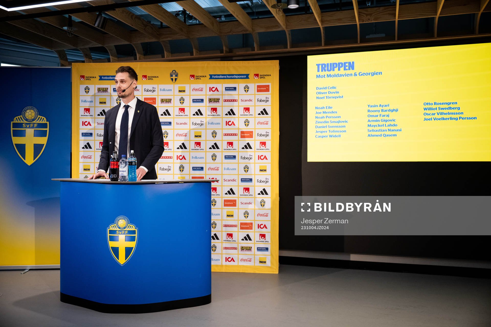 Daniel Bäckström, head coach of Sweden Under-21