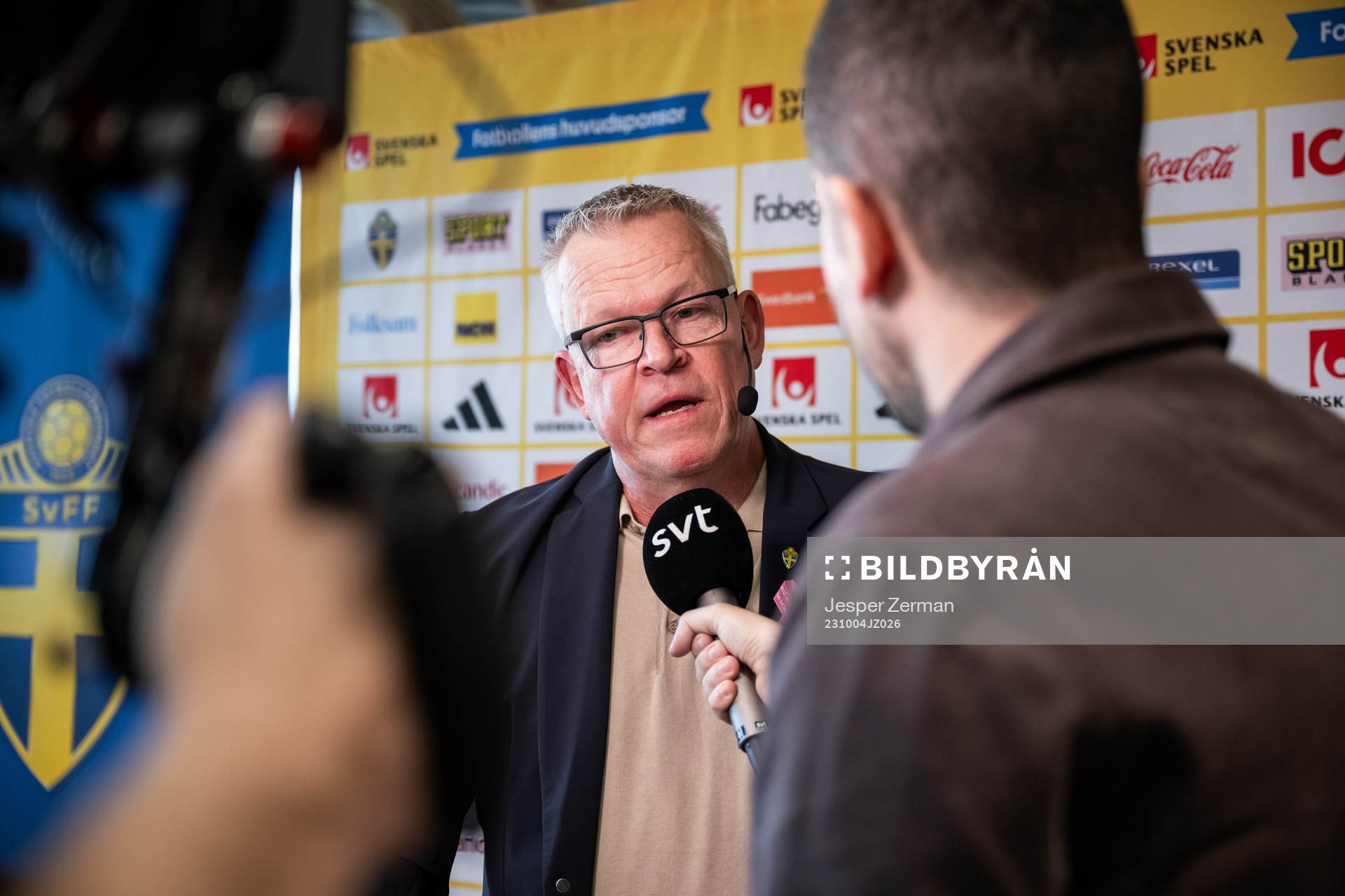 Janne Andersson, head coach of Sweden