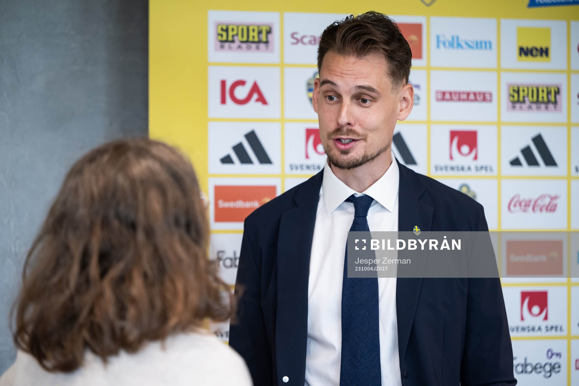 Daniel Bäckström, head coach of Sweden Under-21