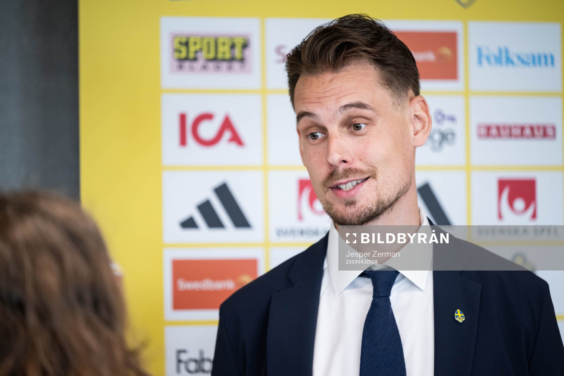 Daniel Bäckström, head coach of Sweden Under-21