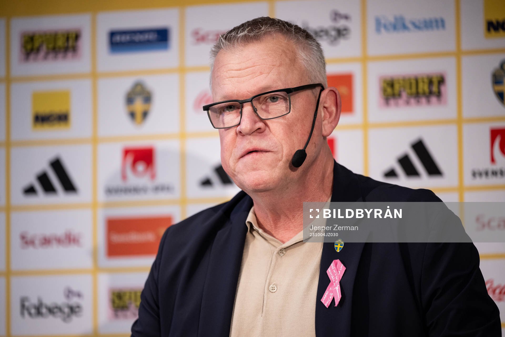 Janne Andersson, head coach of Sweden