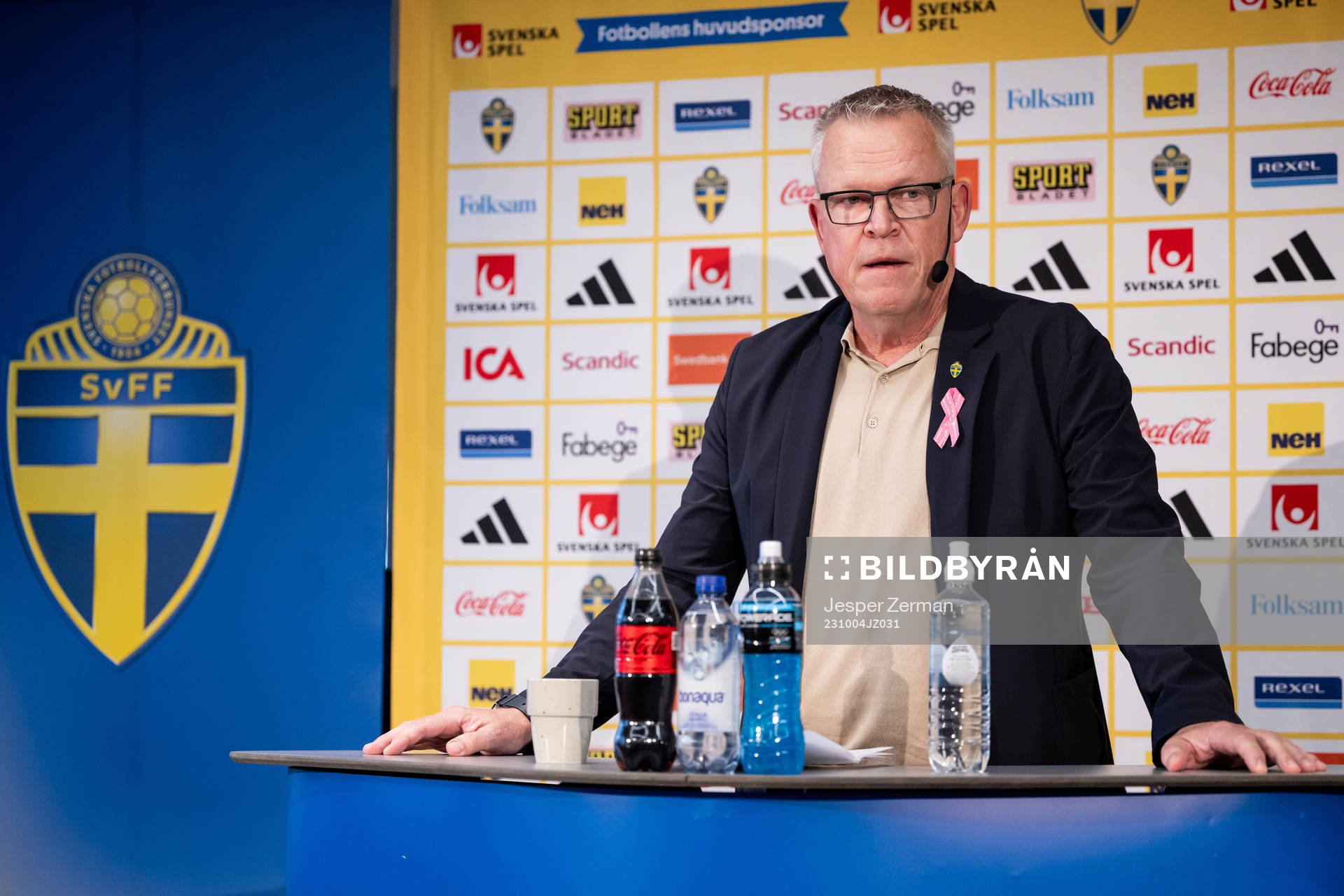 Janne Andersson, head coach of Sweden