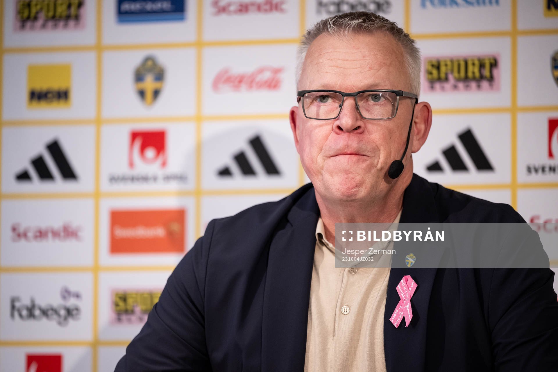 Janne Andersson, head coach of Sweden