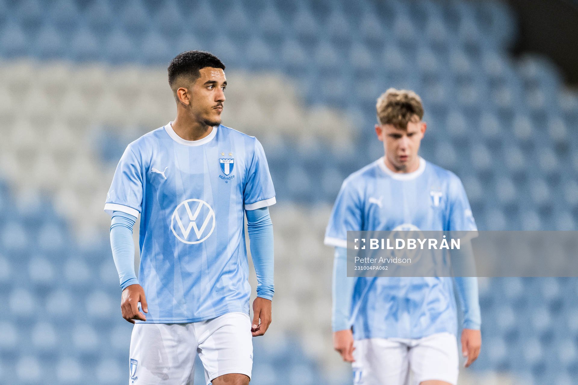 Malmö FFs Zakaria Loukili deppar