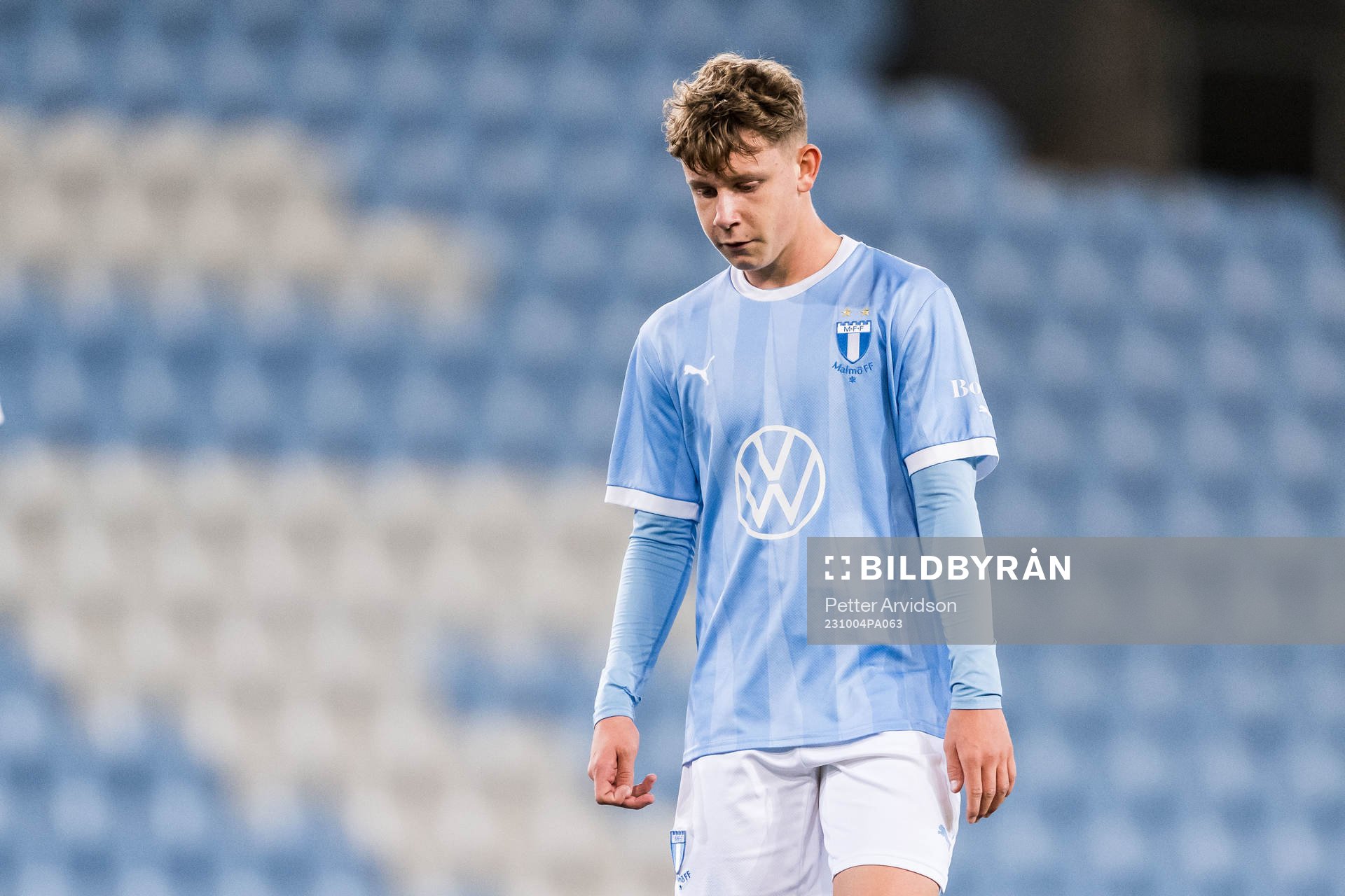 Malmö FFs Viggo Jeppsson deppar