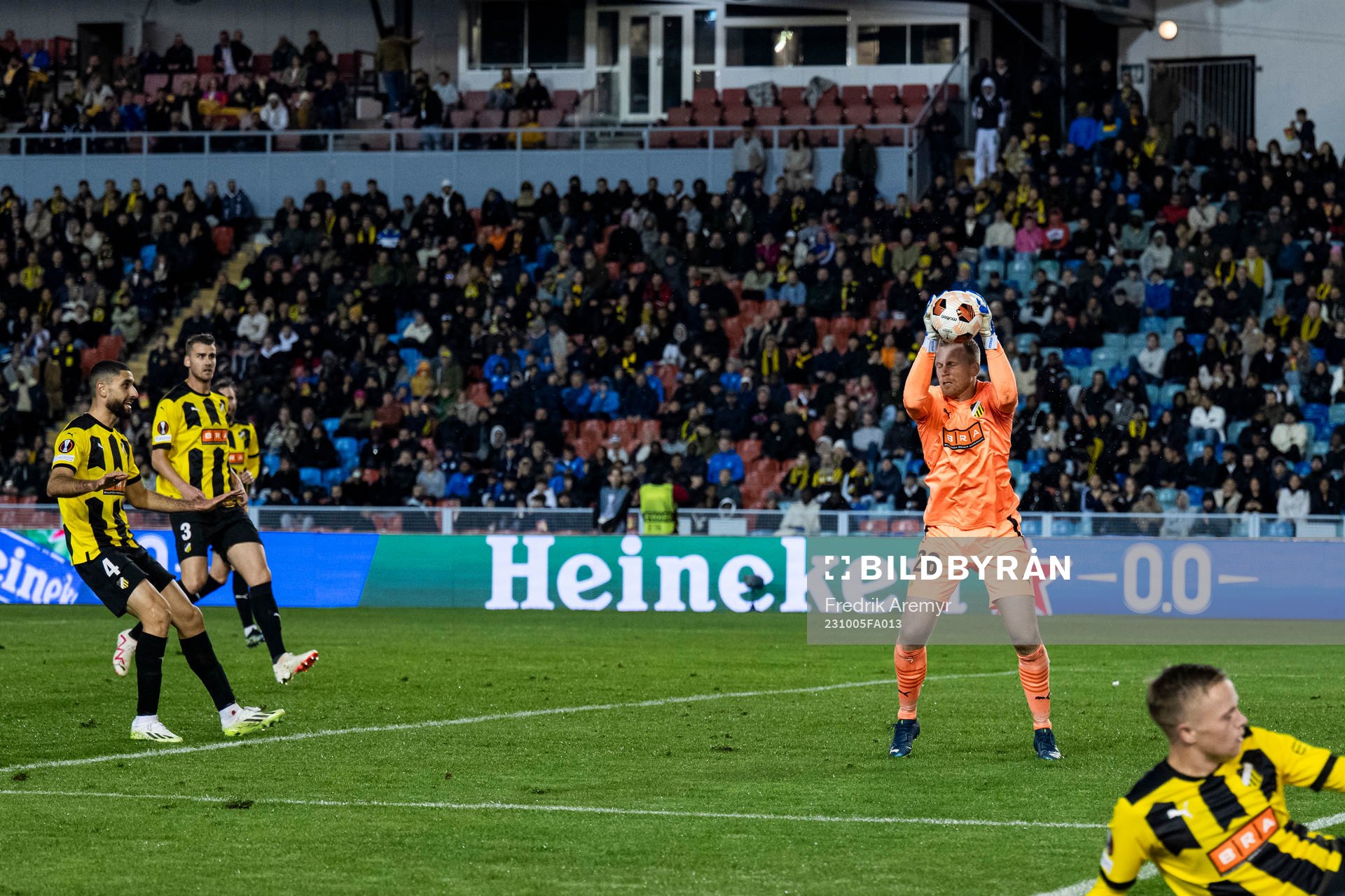 Goalkeeper Peter Abrahamsson of Häcken