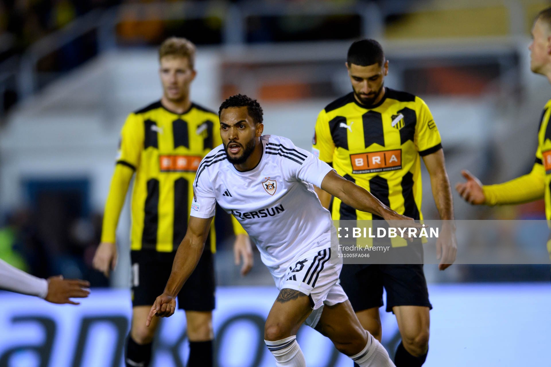 Juninho of Qarabag celebrating