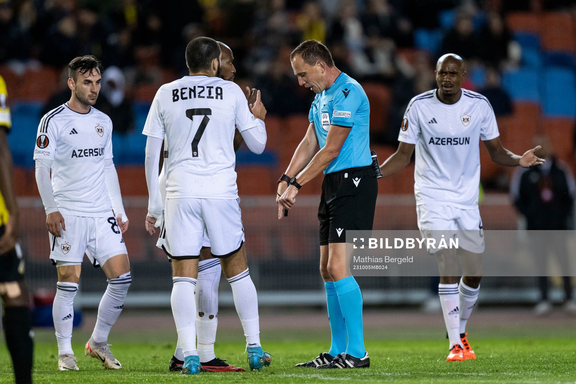 Referee Sebastian Gishamer