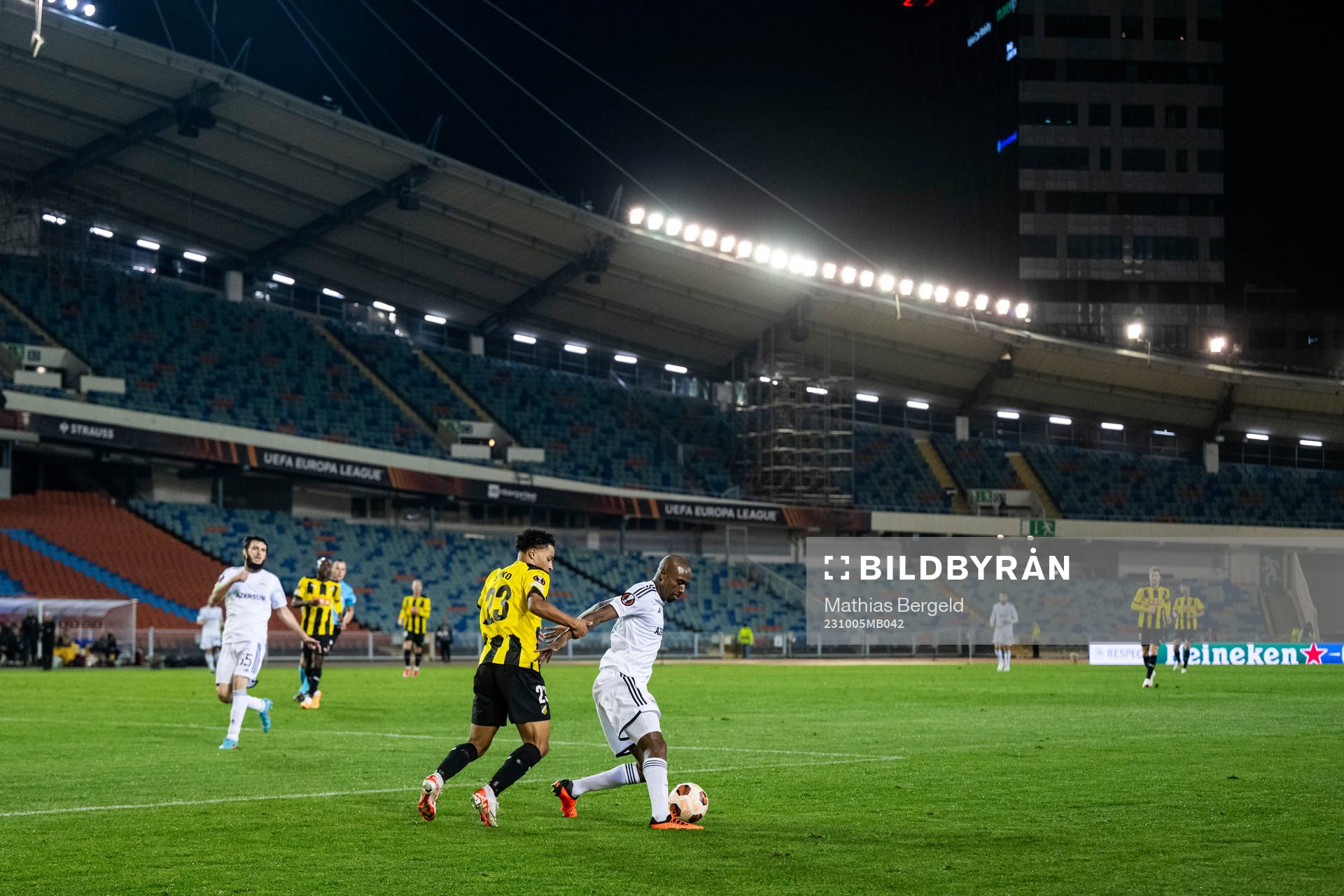 Momodou Lamin Sonko of Häcken and of Qarabag of Qarabag