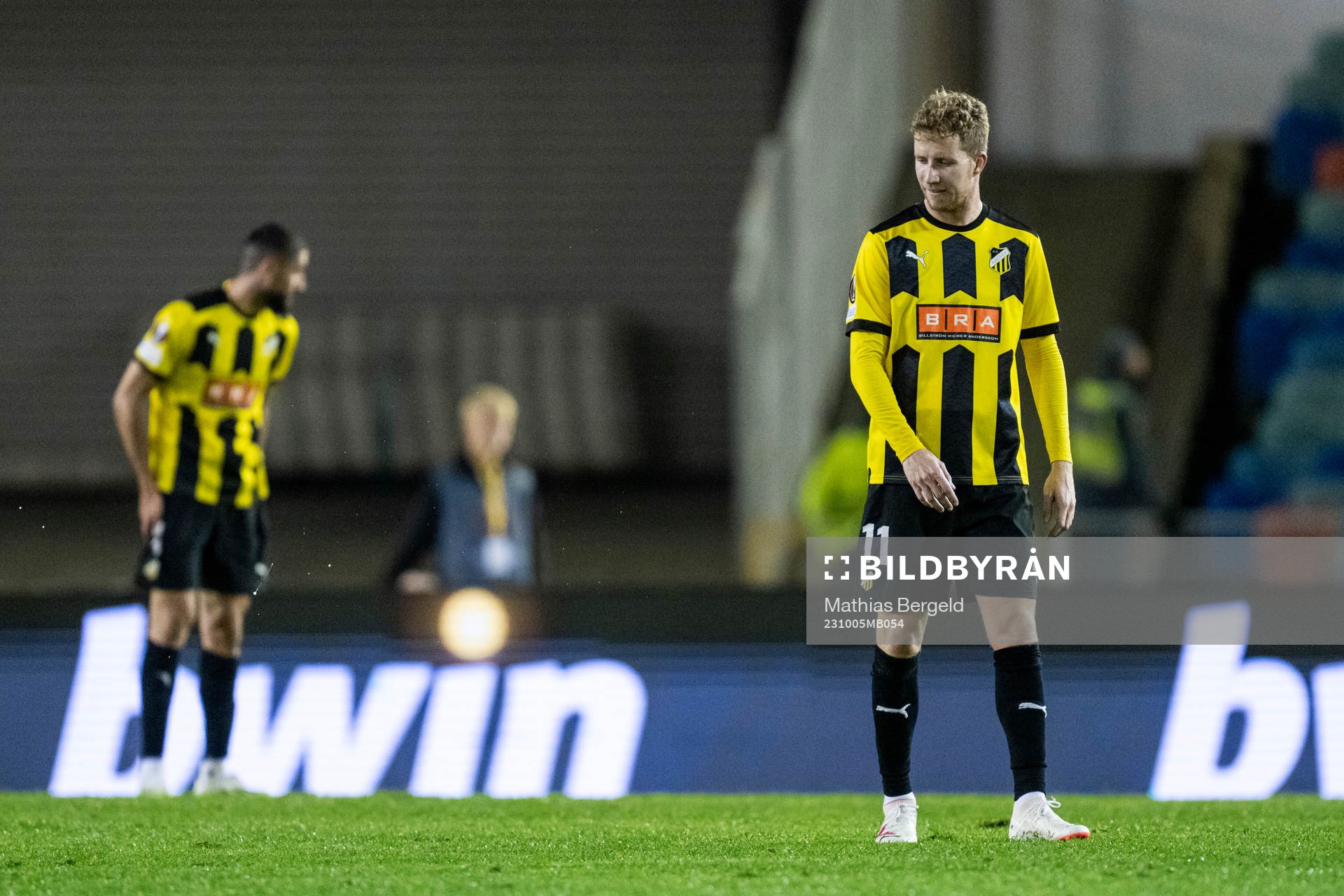Samuel Gustafson of Häcken looks dejected