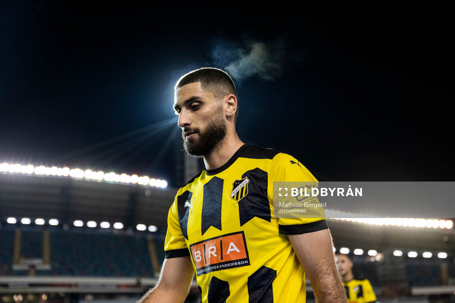 Aiham Ousou of Häcken looks dejected