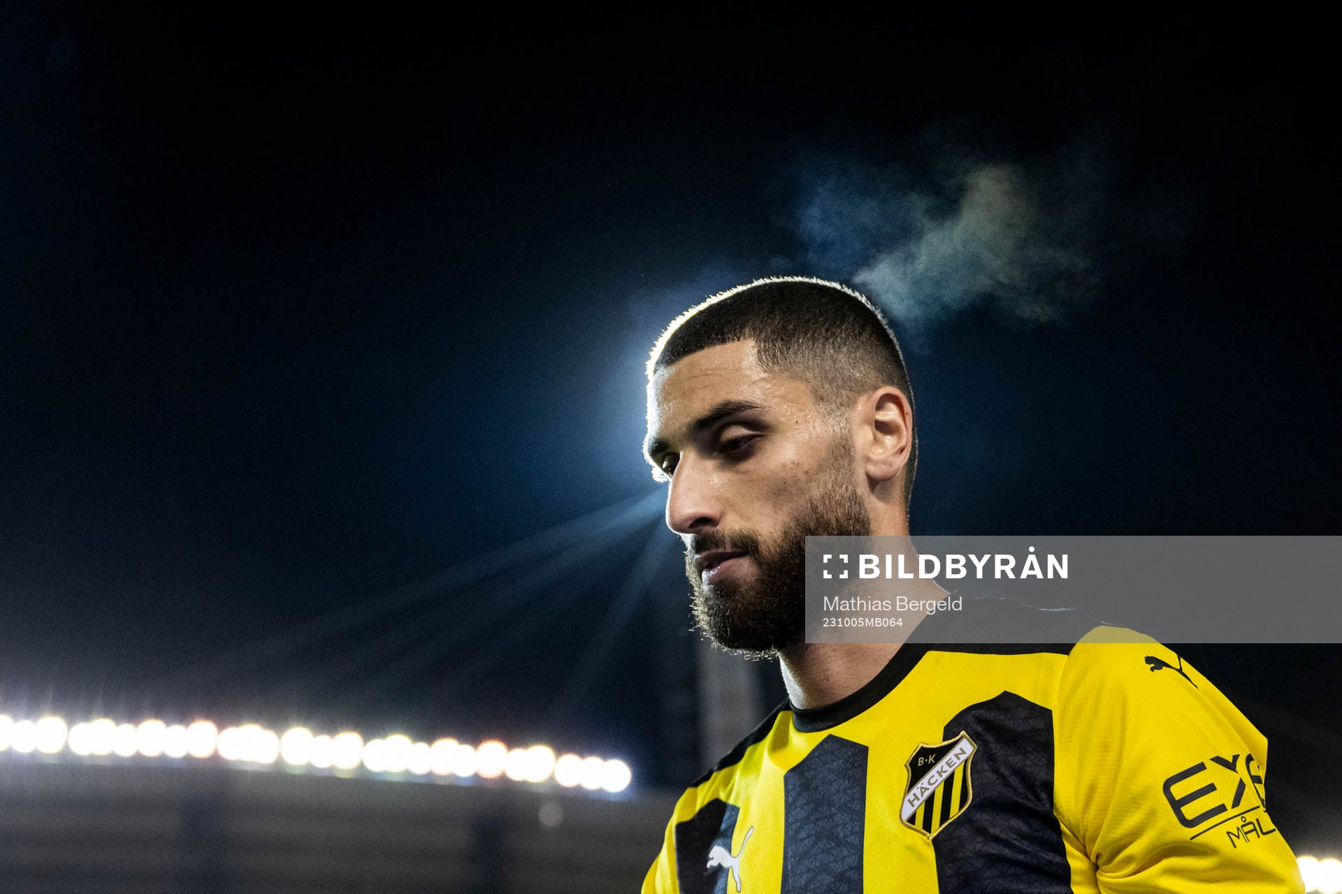 Aiham Ousou of Häcken looks dejected