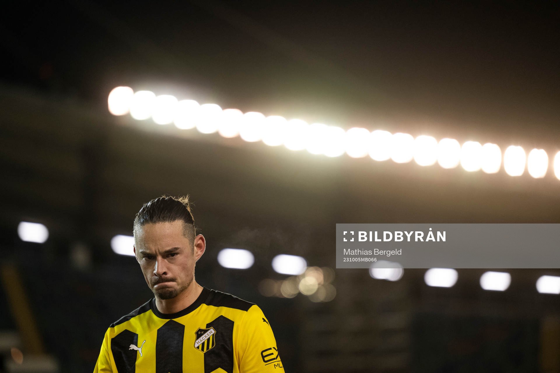Amor Layouni of Häcken looks dejected