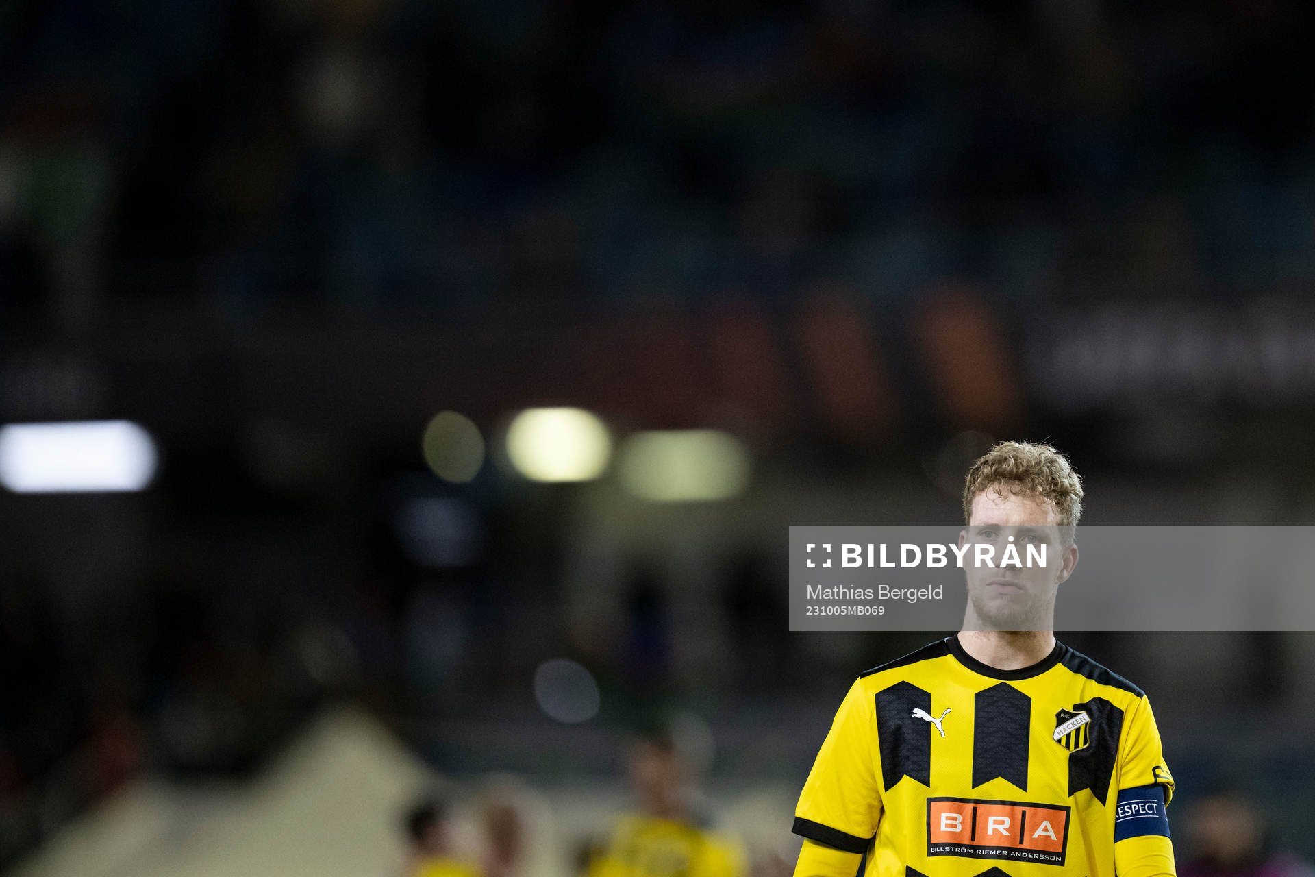 Samuel Gustafson of Häcken looks dejected