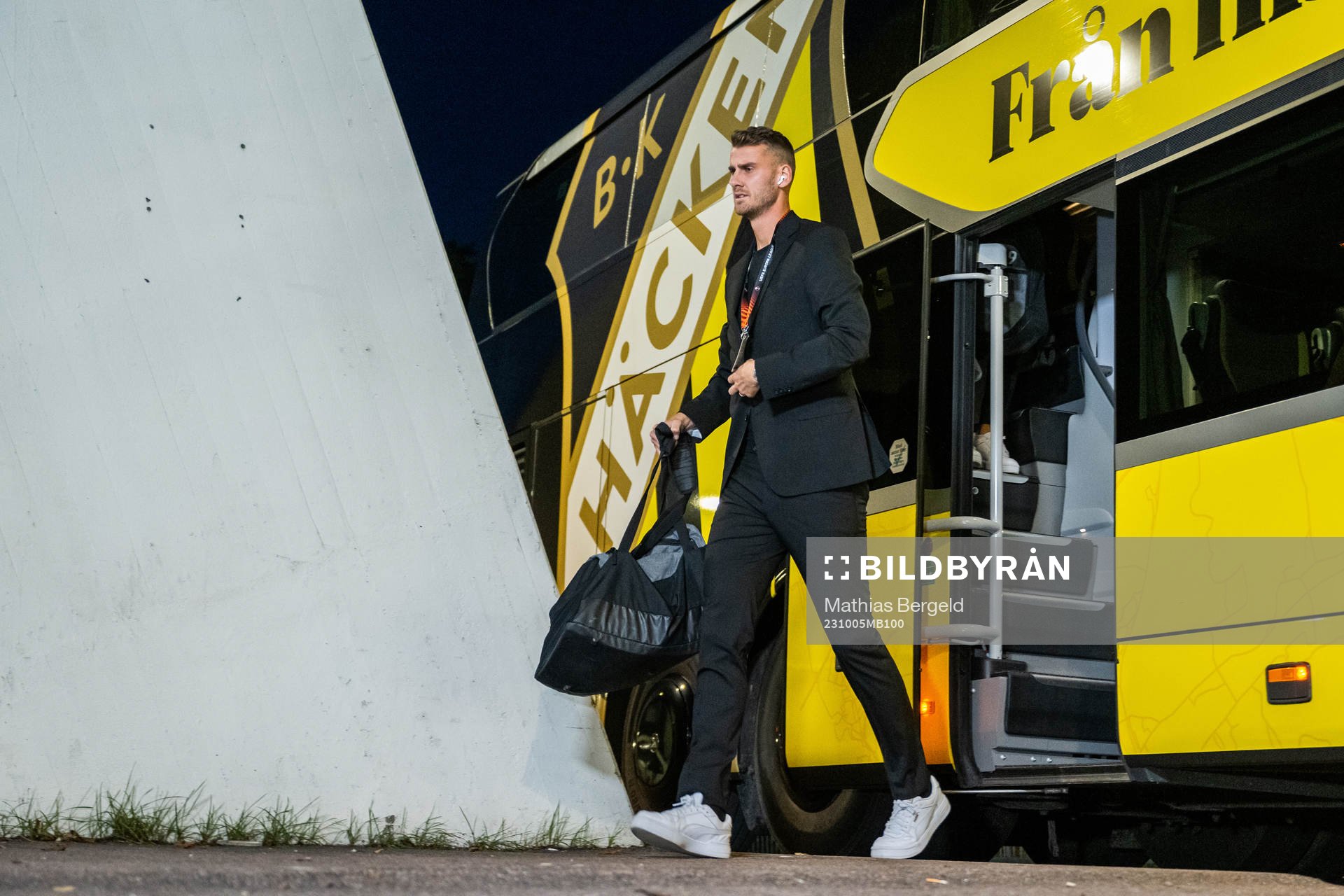 Johan Hammar of Häcken arrives