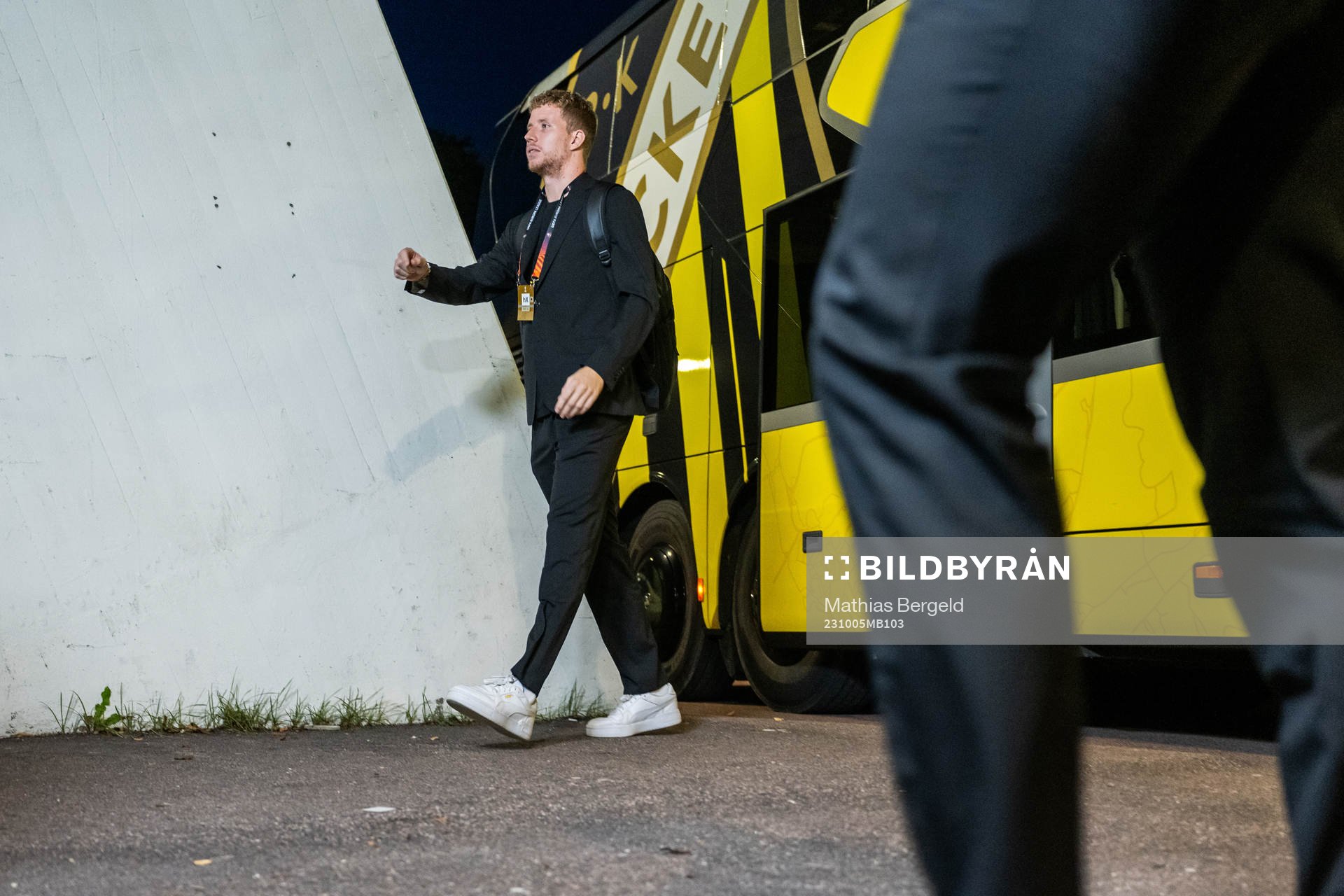 Samuel Gustafson of Häcken arrives