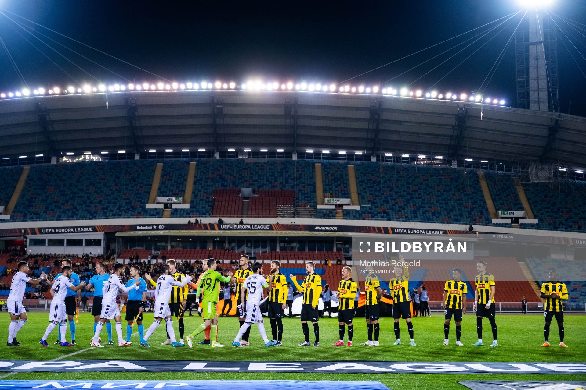 Players of Qarabag and of Häcken