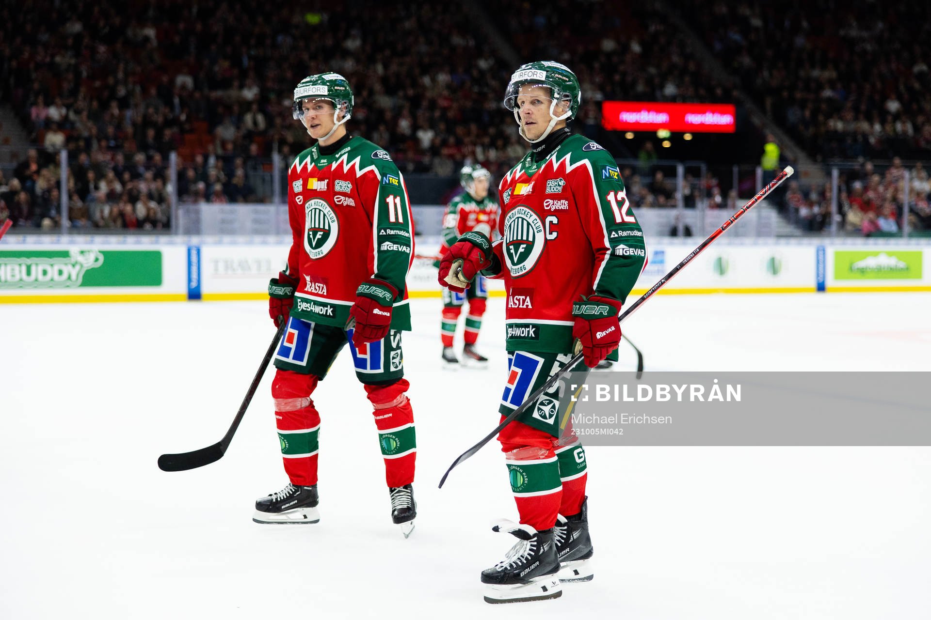 Frölundas Erik Borg och Max Friberg