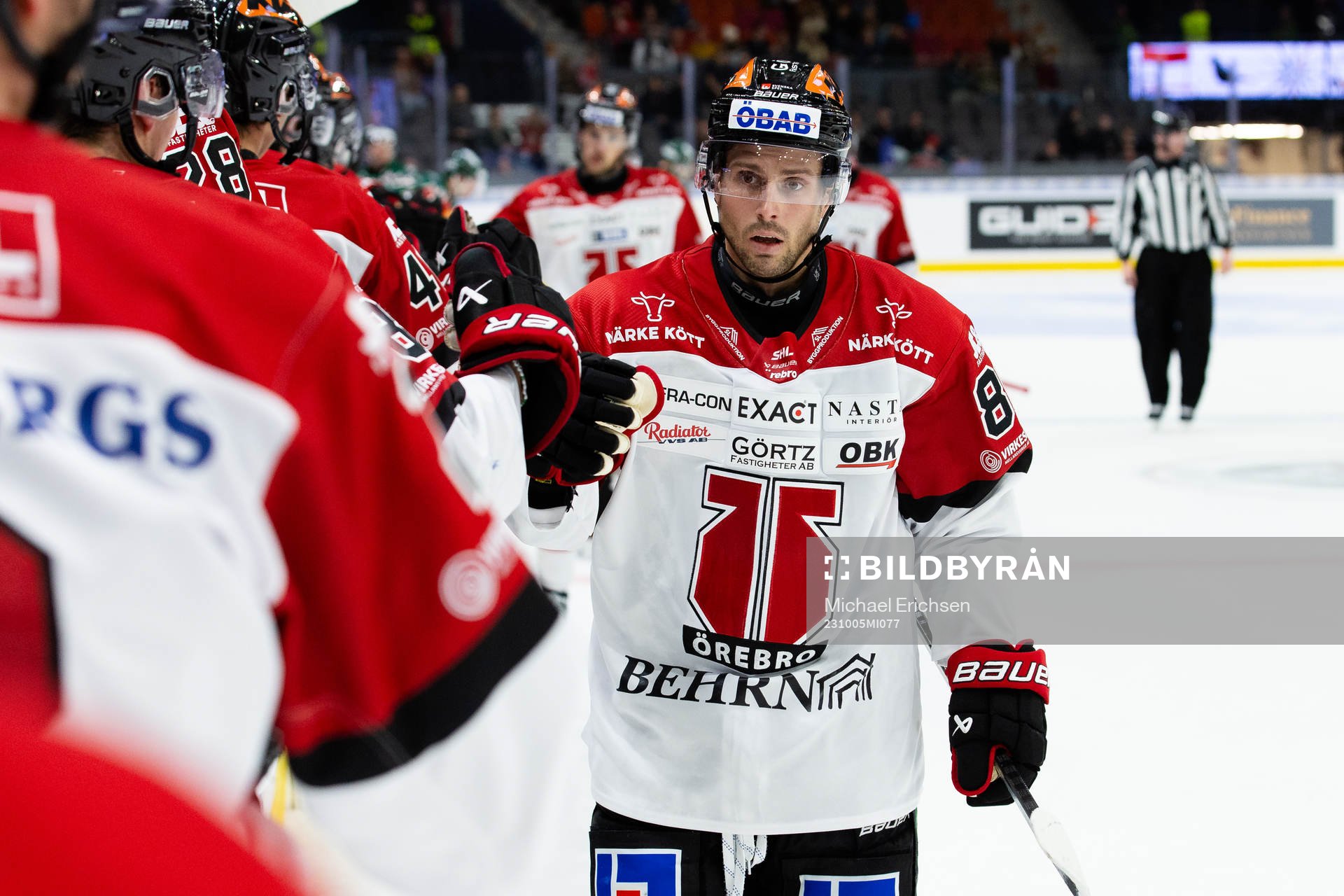 Örebros Mathias Bromé jublar
