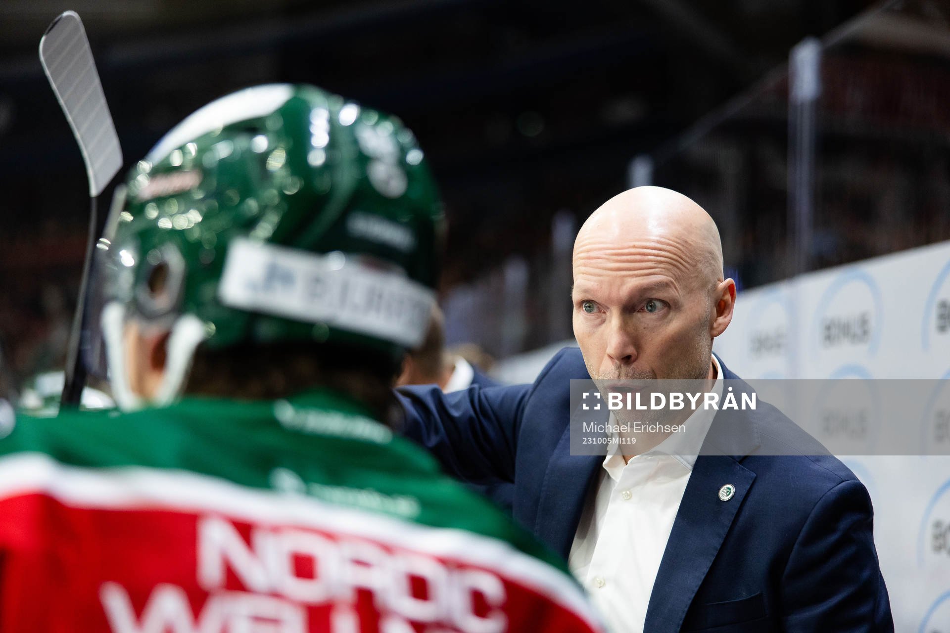 Frölundas assisterande tränare Anders Burström