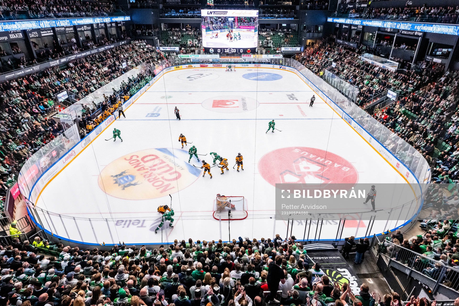 Översiktsbild i Catena Arena